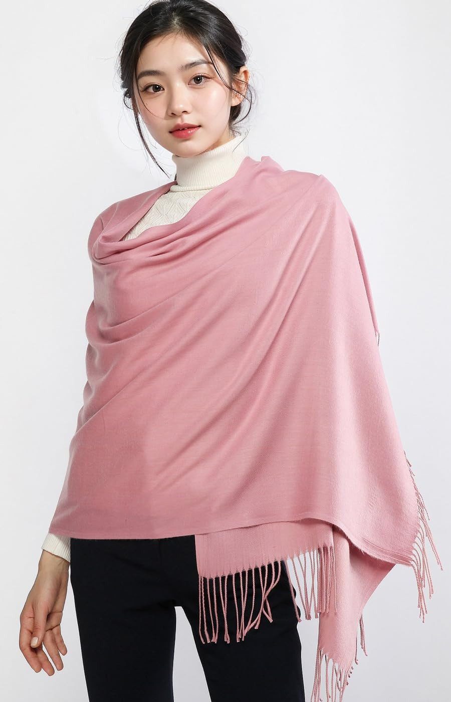 Cachito Modeschal Damen Schultertuch Abendkleid festlich Schal, mit quasten/fransen, Tücher für abendkleid Stola Scarf Winterschal – Bild 3 von 4