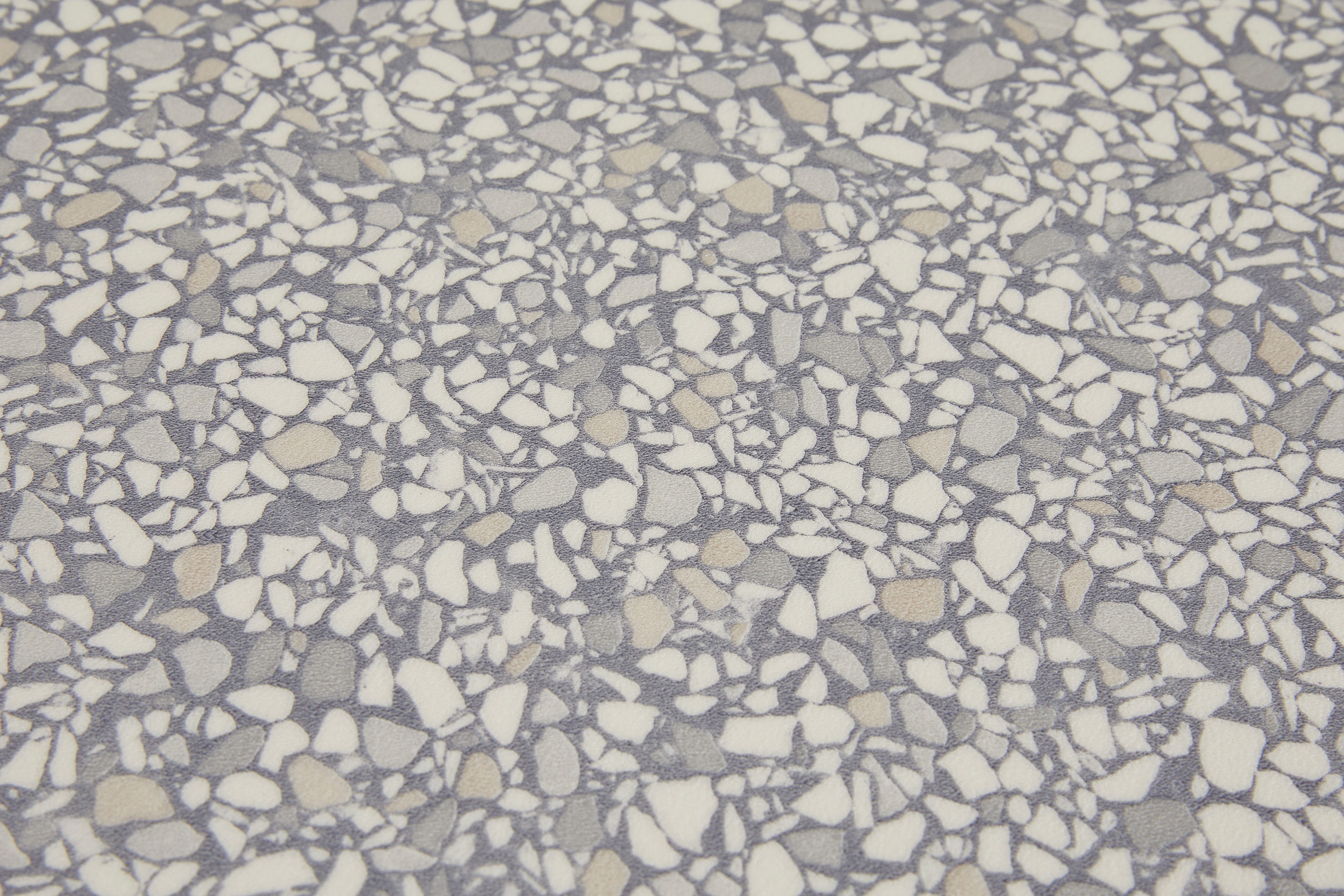 misento Vinylboden Arctic in Grau gesprenkelt, für Feuchtraum- und Privatbereiche, PVC Bodenbelag Meterware 200/400 cm Breite, 2,8 mm Stärke – Bild 4 von 5