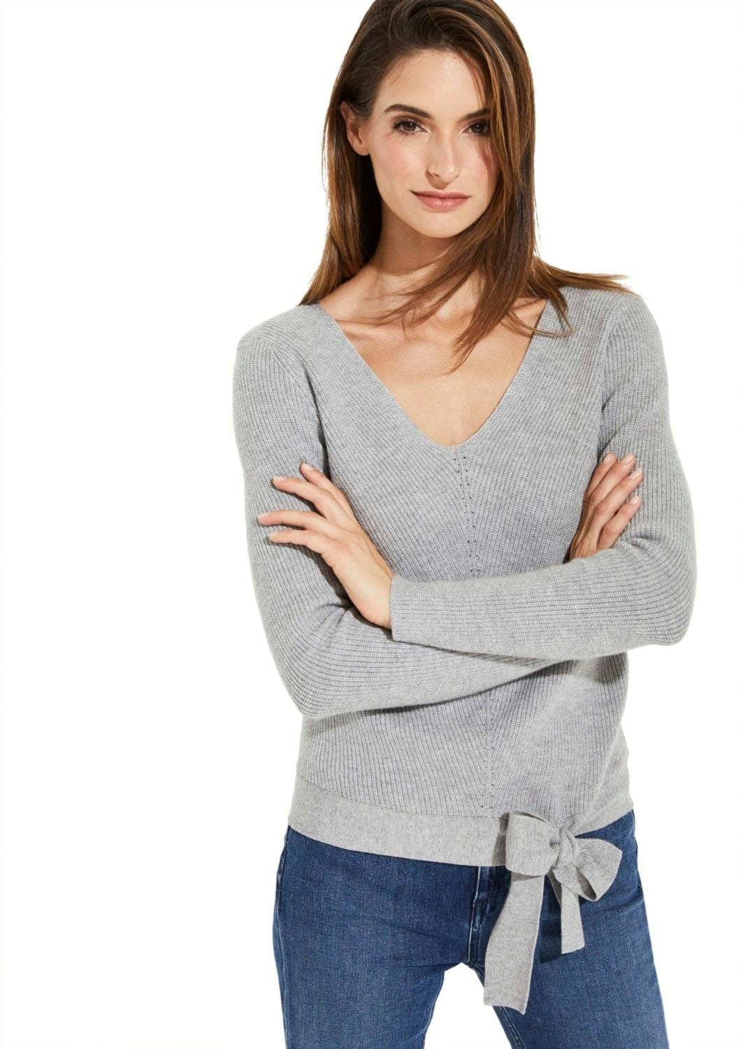 30+ Comma Pullover Grau Mit Bluseneinsatz Images