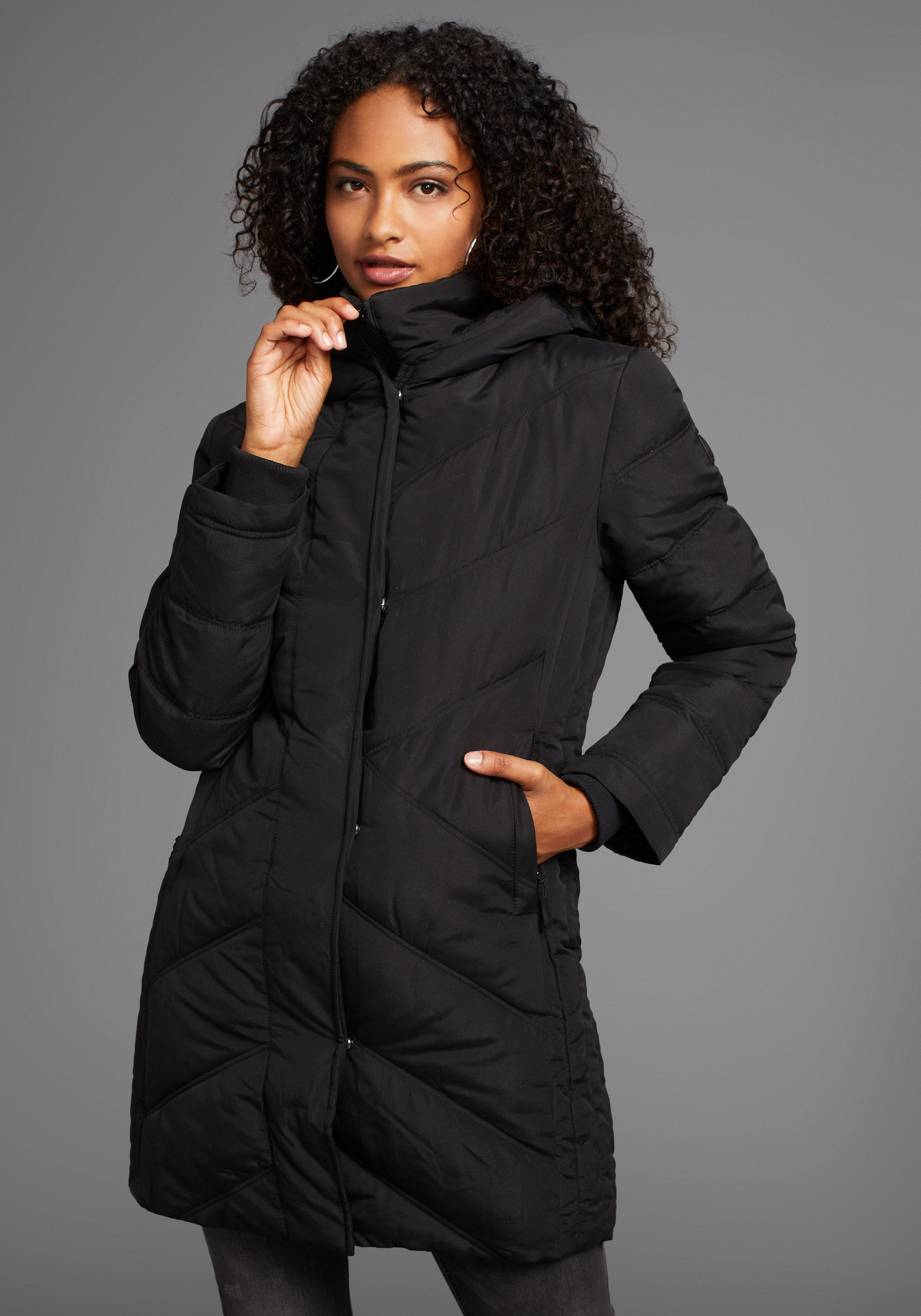 KangaROOS Winterjacke mit hochschließendem Kragen, gefütterte günstig online kaufen