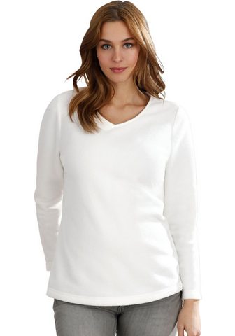 CLASSIC BASICS Флисовая кофта с с V-образным вырезом