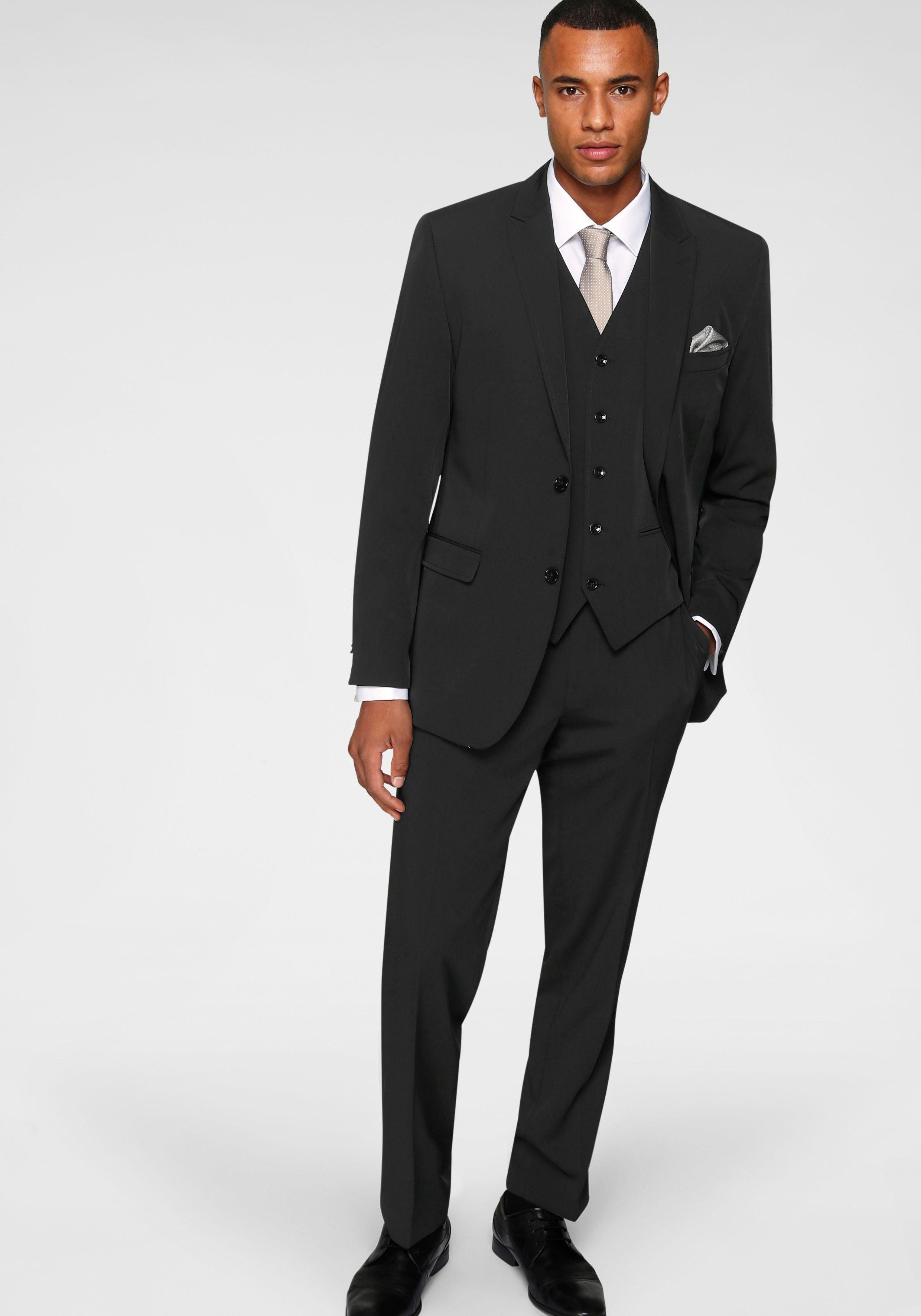 Class International Anzug (Set, 3tlg., mit Weste) mit edlem Glanz online kaufen OTTO