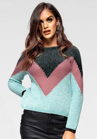 JACQUELINE DE YONG Трикотажный пуловер »PARTOR&laqu...