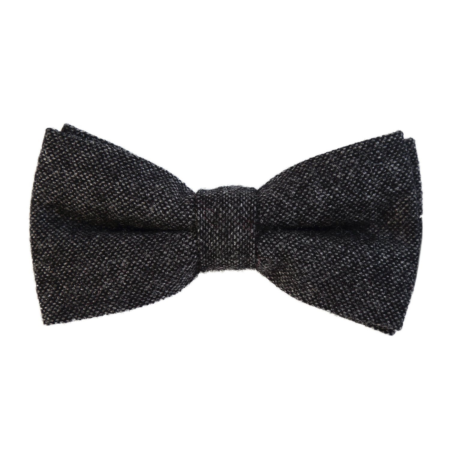 DonDon Fliege DonDon Herren Fliege 12 x 6 cm Baumwolle (Packung, 1-St., 1x Herrenfliege) bereits gebunden, verstellbar, Tweedlook