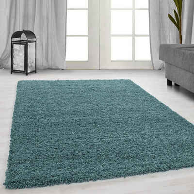 Teppich Shaggy 30, Home affaire, rechteckig, Höhe: 30 mm, Teppich, Uni Farben, besonders weich und kuschelig