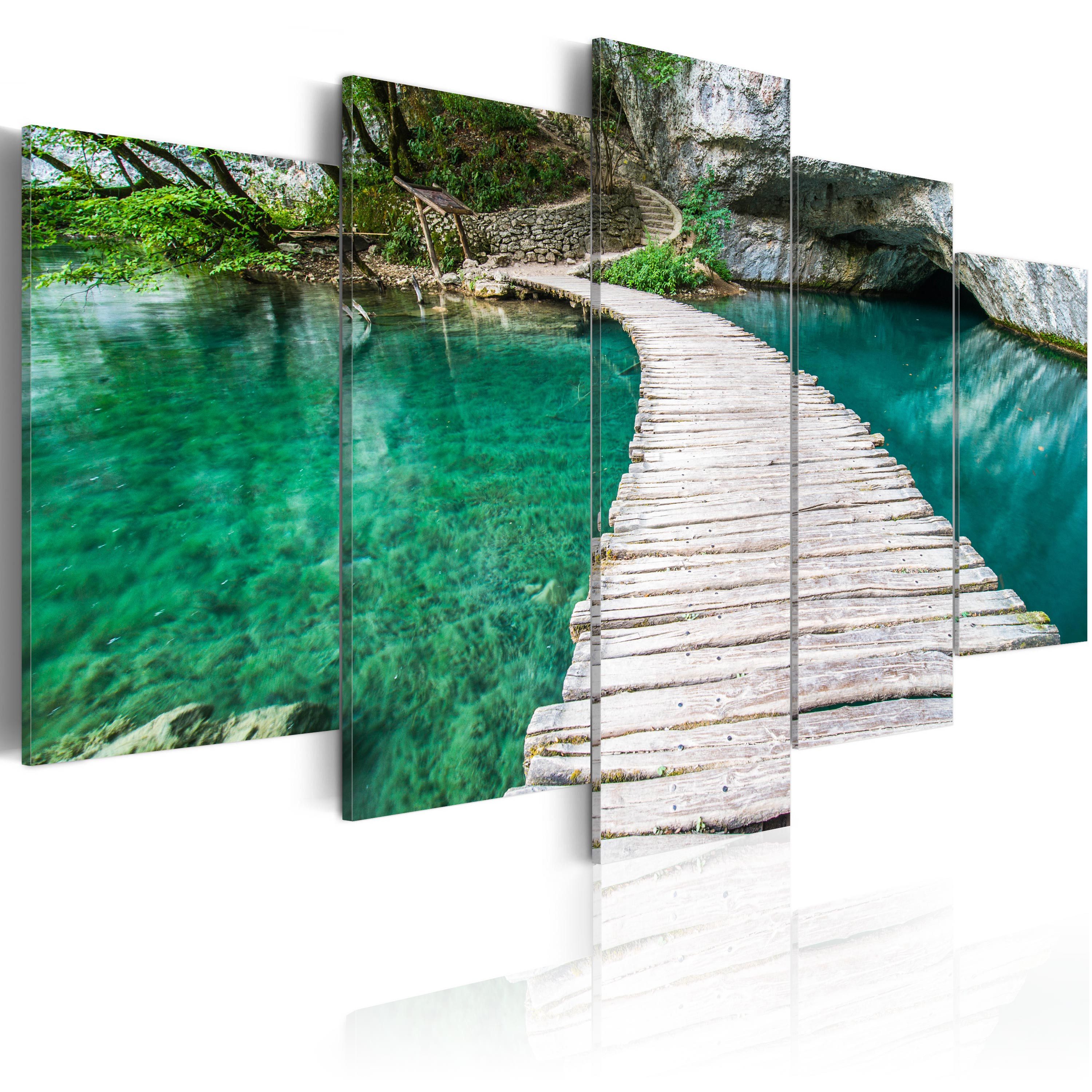 Artgeist Wandbild Türkise See