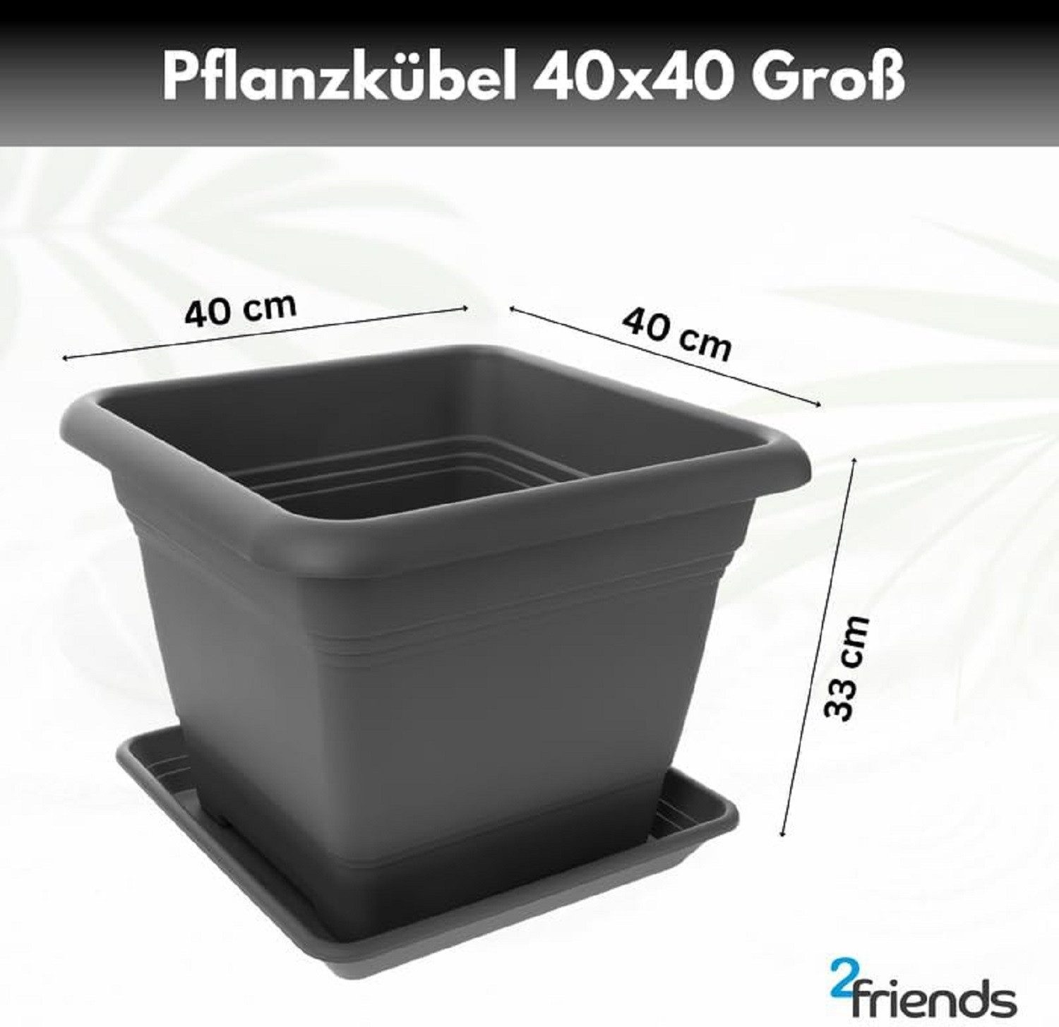 SUSTANIA Blumentopf Pflanzkübel Groß Außen inkl. günstig online kaufen