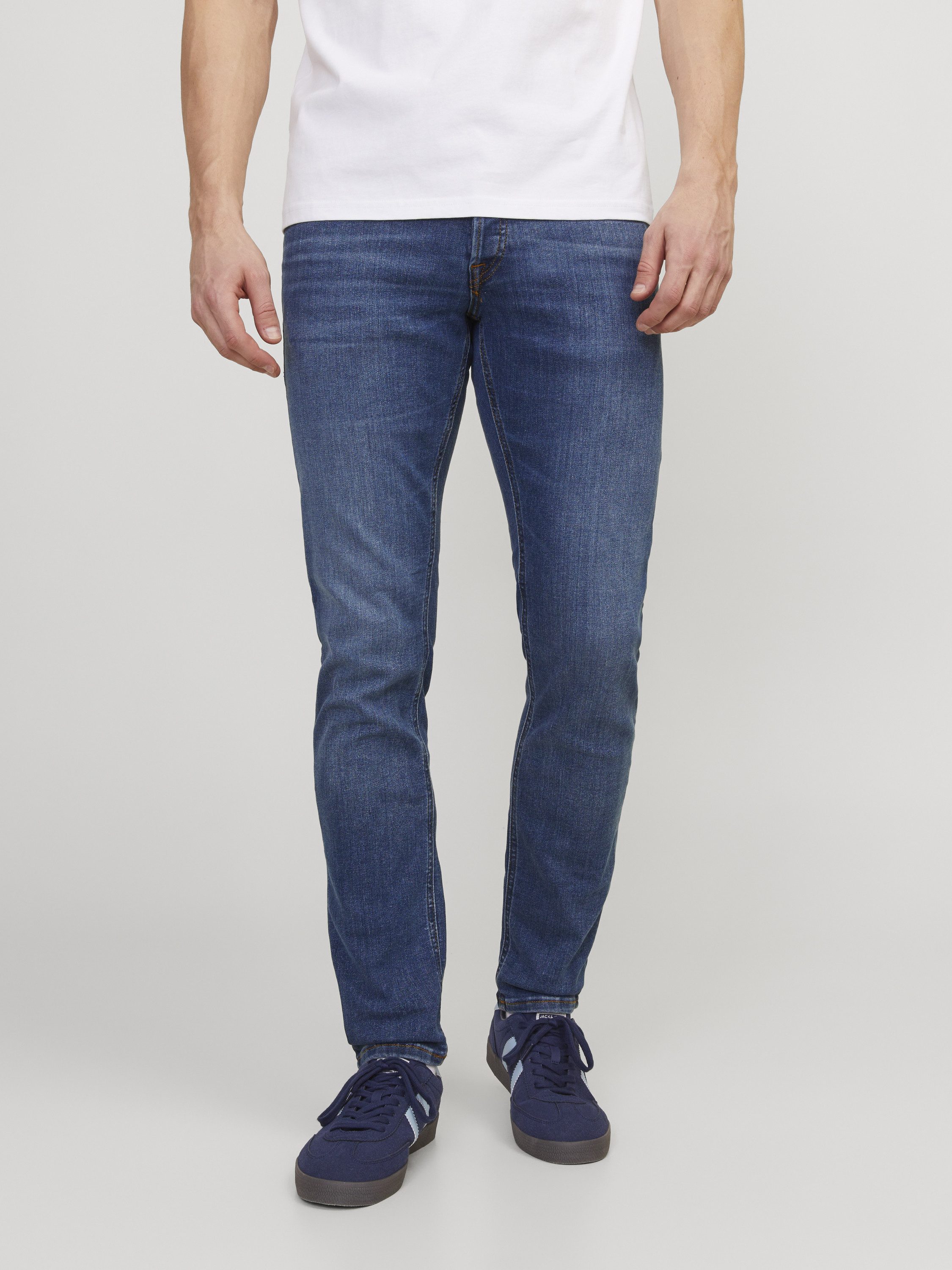 Jack & Jones Herren Jeans JJIGLENN JJORIGINAL AM 814 - Slim Fit - Blau - Bl günstig online kaufen