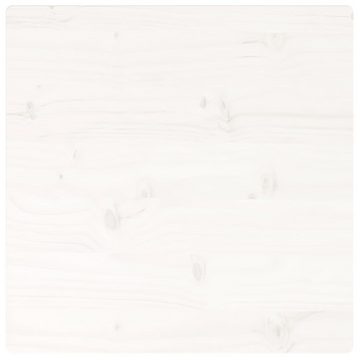 vidaXL Tischplatte Tischplatte Weiß 50x50x2,5 cm Massivholz Kiefer Quadratisch (1 St)