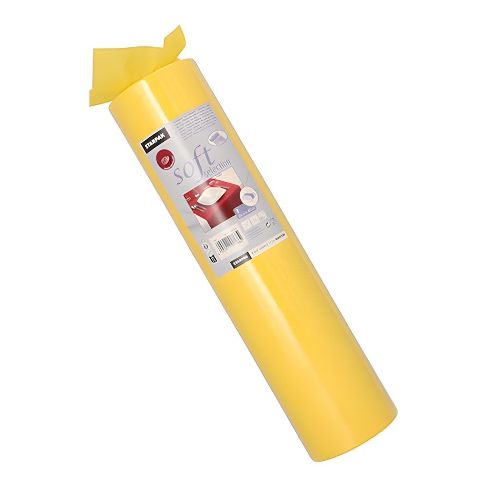 PAPSTAR Tischläufer Tischläufer, stoffähnlich, Vlies soft selection 24 m x 40 cm gelb