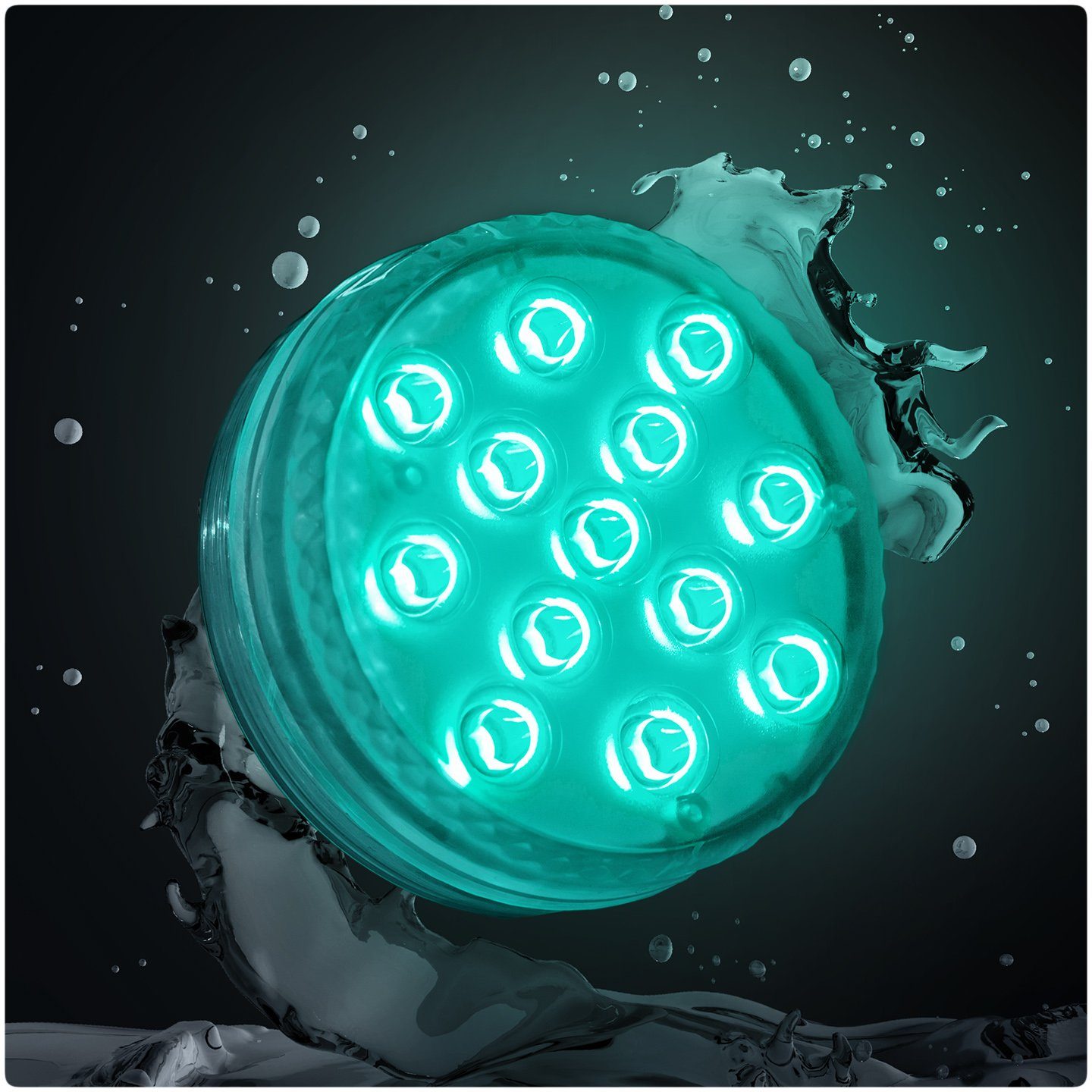 PRECORN Pool-Lampe Pool Beleuchtung 13 LED`s Unterwasser Licht Teich Aquari günstig online kaufen