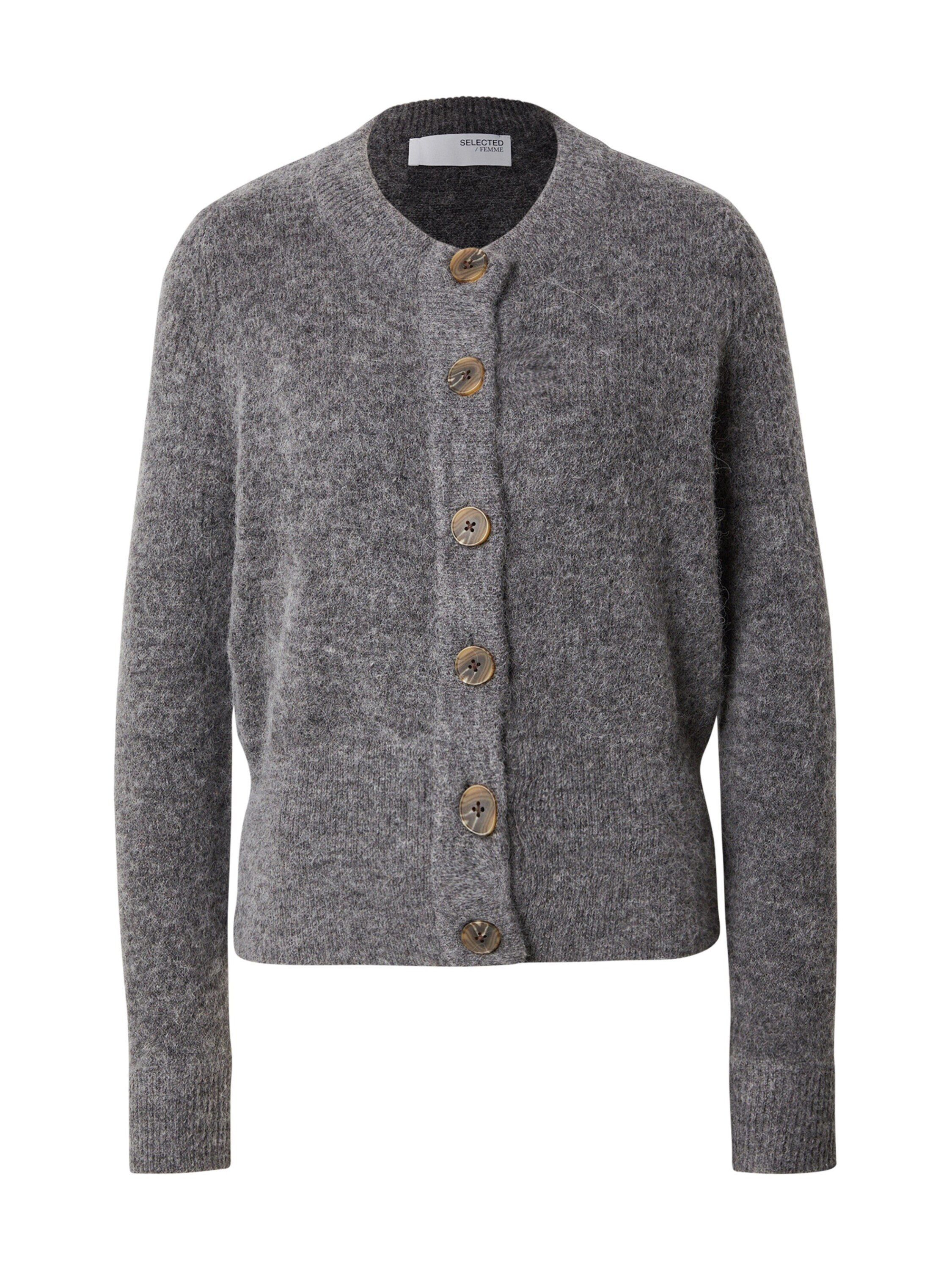 Selected Strickjacke Sia (1-tlg) Plain/ohne Details