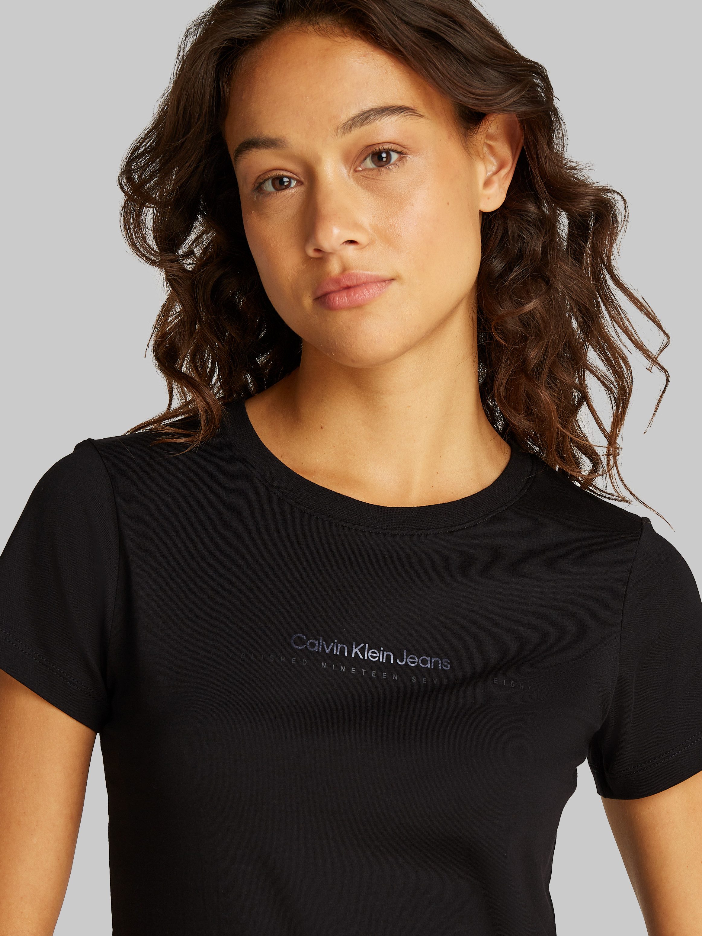 Calvin Klein Jeans Rundhalsshirt INSTITUTIONAL GRAPHIC günstig online kaufen