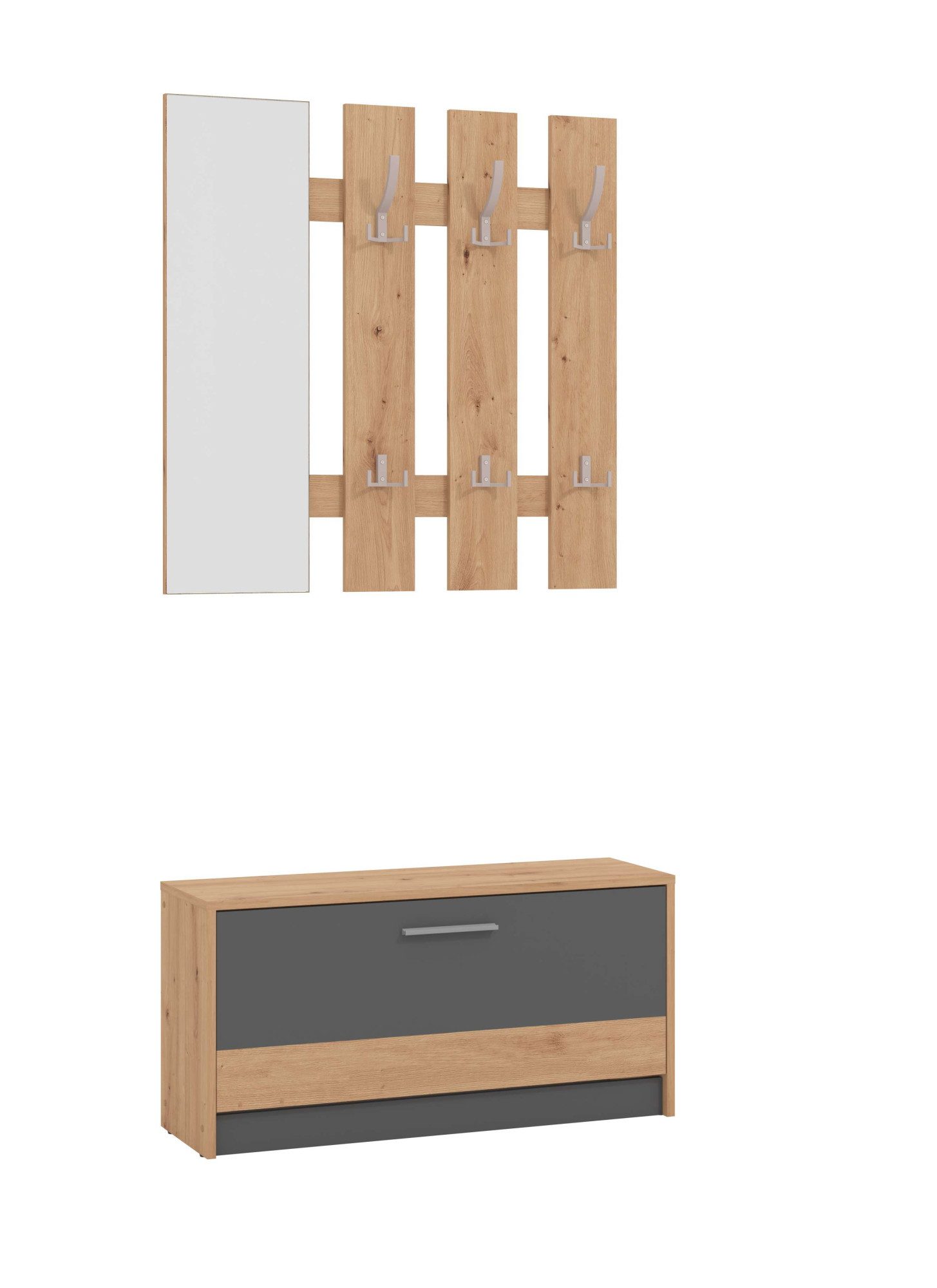 INOSIGN Garderoben-Set "Rimini, Set 2tlg" 2 Stk. tlg. bestehend aus Gardero günstig online kaufen