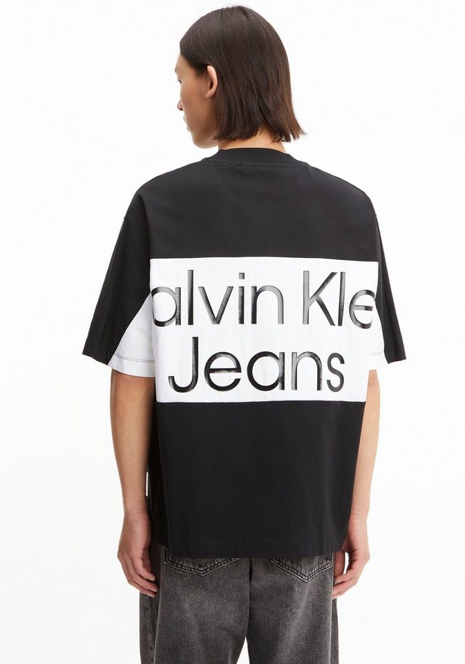 Calvin Klein Jeans T-Shirt BOLD LOGO COLORBLOCK TEE mit Rundhalsausschnitt