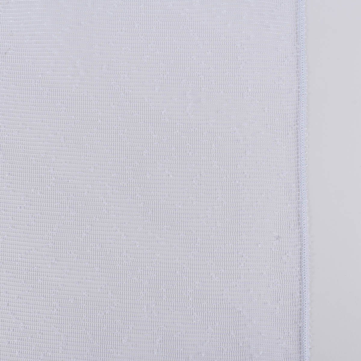 Meterware Rasch Textil Gardinenstoff Stores May Gitterstruktur weiß 280cm, leicht perforiert, Polyester, mit Bleiband, pflegeleicht, überbreit | Verdunkelungsstoffe