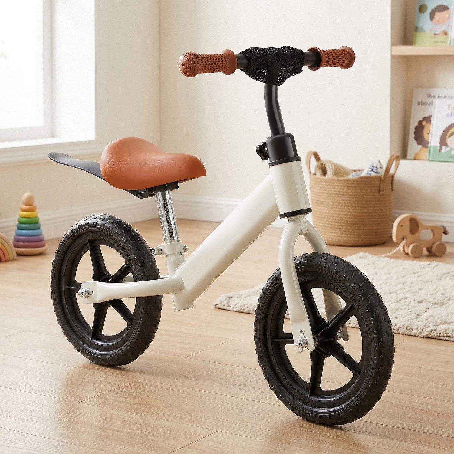 oyajia Tierlaufrad Fahrrad-Laufrad Lauflernrad, Kinderlaufrad, Rutscher, Balance Bike, für 2-8 Jahre, Sattel höhenverstellbar