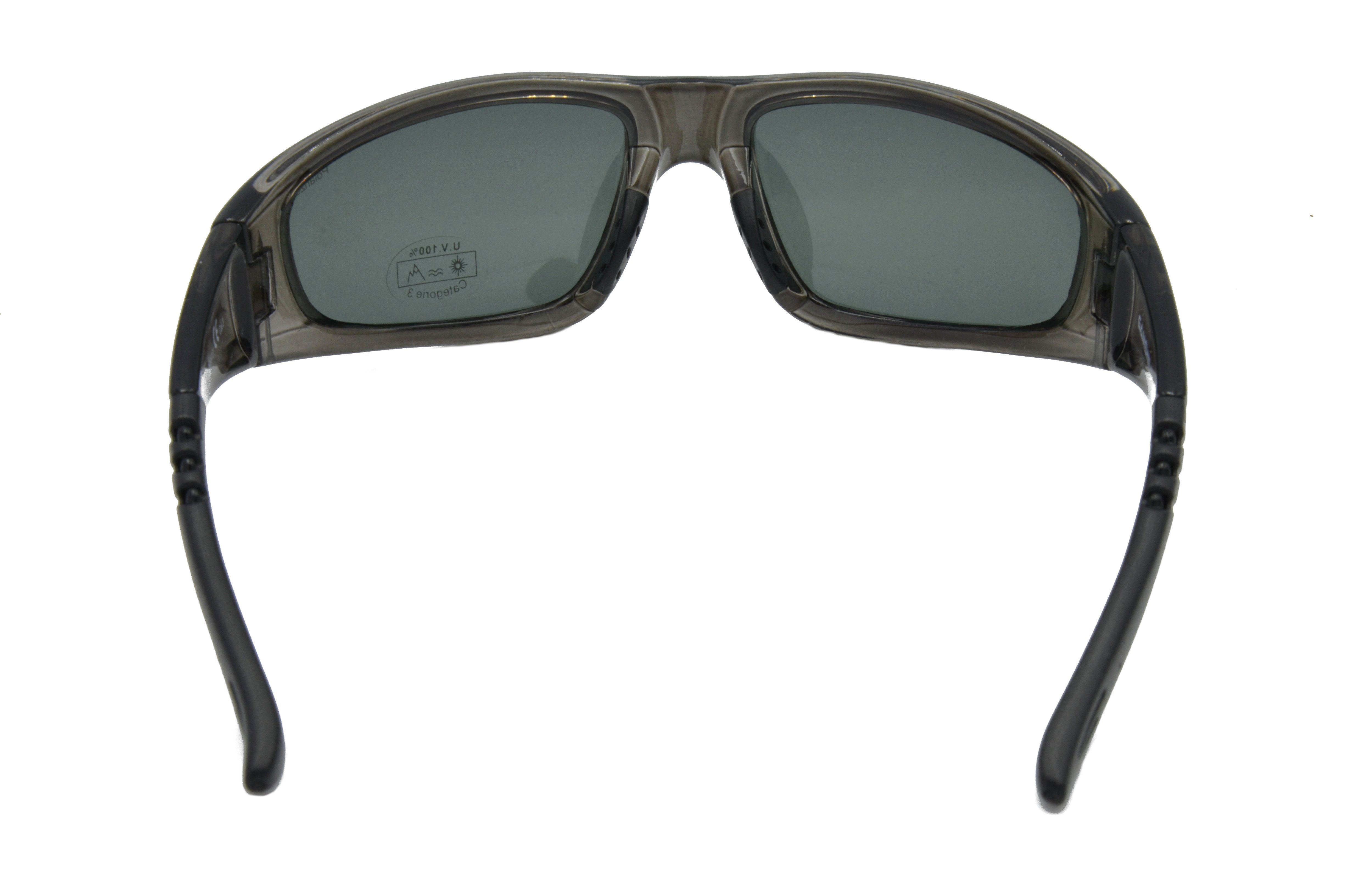 Gamswild Sportbrille WS9131 polarisiert Unisex, Damen Sonnenbrille braun, grau-transparent, Skibrille Fahrradbrille Herren