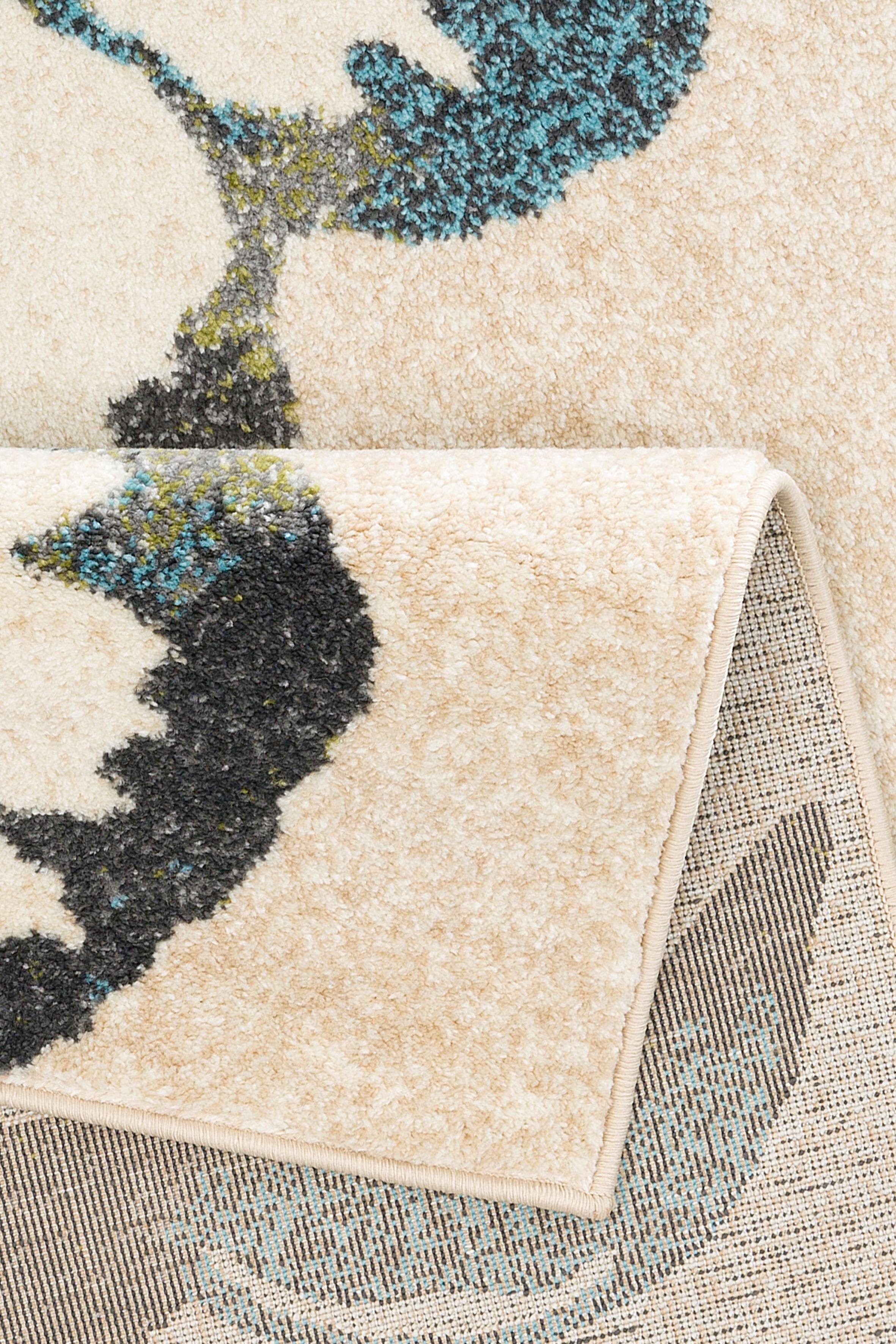 Teppich »Kalena«, Home affaire, rechteckig, Höhe 10 mm, mit Blumen-Design, Wohnzimmer-kaufen
