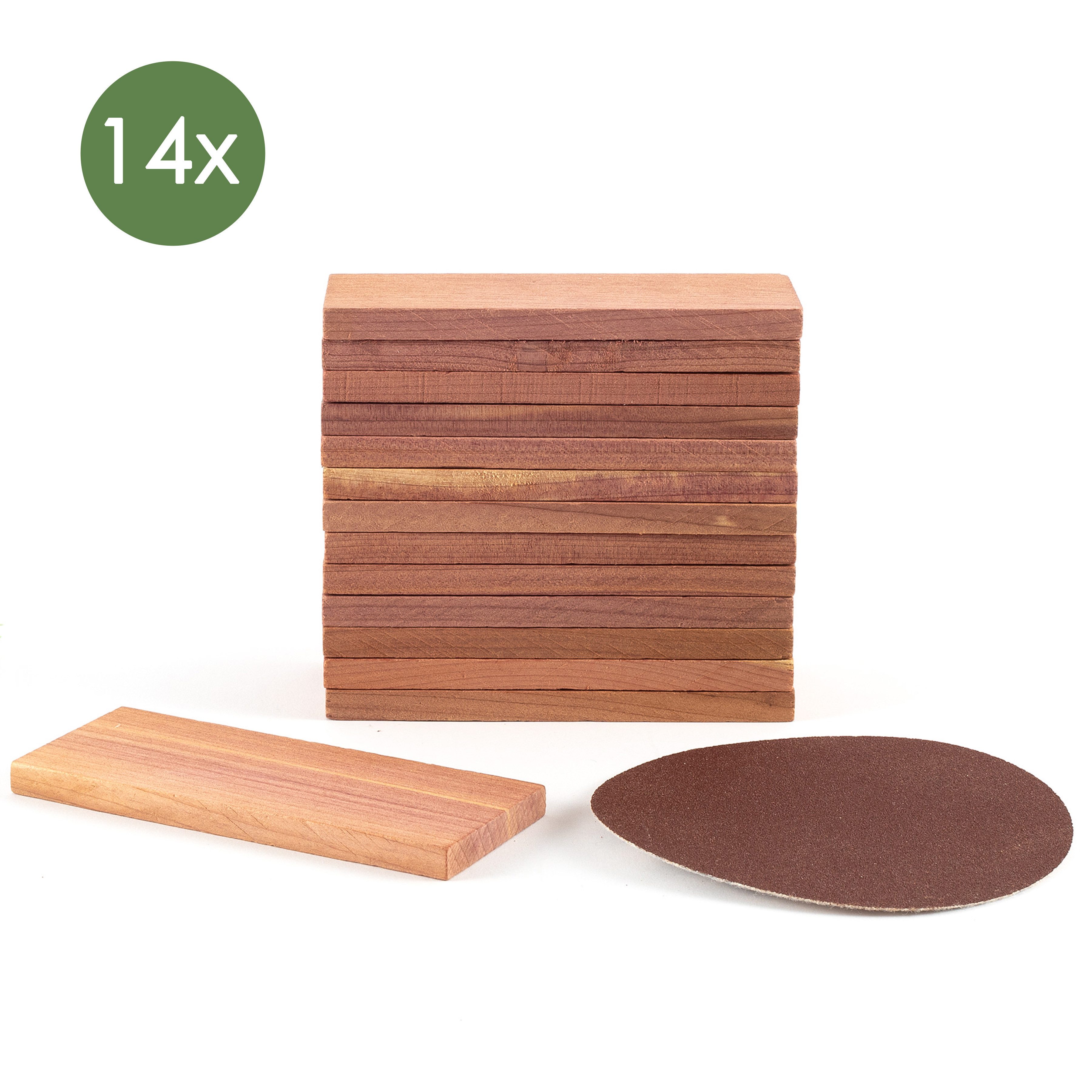 Hanseholz Kleiderbügel 7X Zedernholzblöcke – FSC®-zertifiziert, (7 Stück, 1 günstig online kaufen