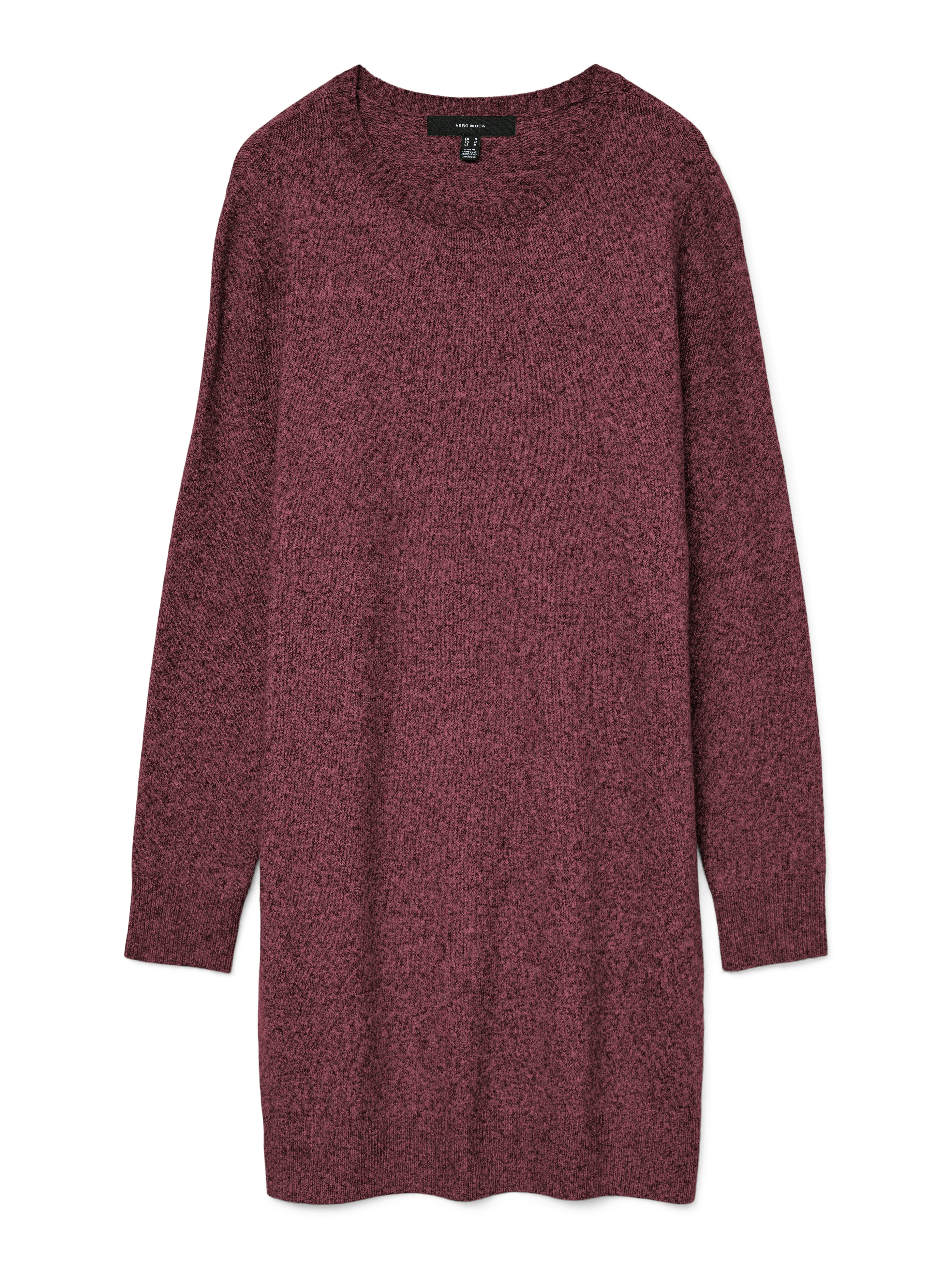 Vero Moda Strickkleid VMDOFFY LS O-NECK DRESS GA NOOS Materialmix mit Stretch, locker geschnitten – Bild 4 von 5
