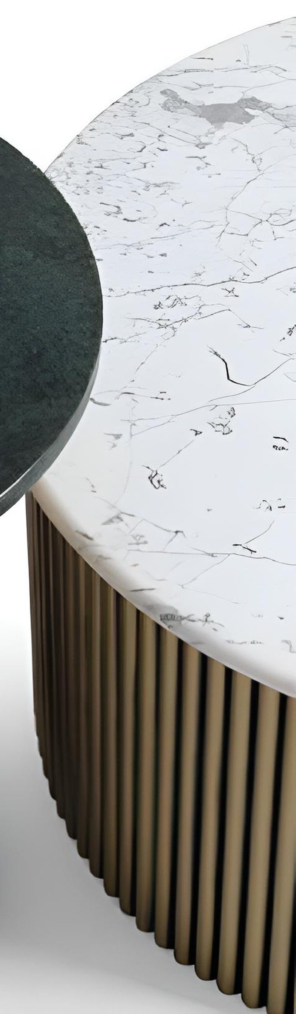 JVmoebel Couchtisch Exklusiver Couchtisch mit Marmoroberfläche - Designer Tische, Made in Europa