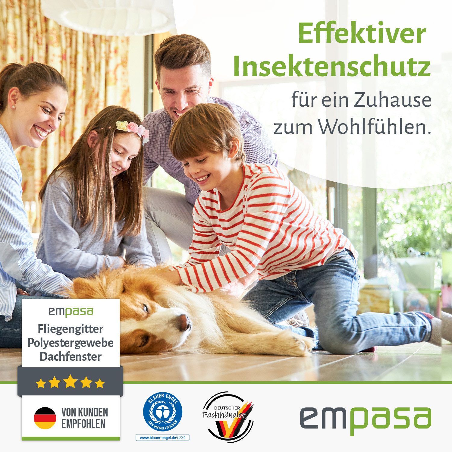 empasa Insektenschutz-Fensterrahmen Dachfenster, (1-St), Fliegengitter mit Klettband und Reißverschluss – Bild 5 von 5