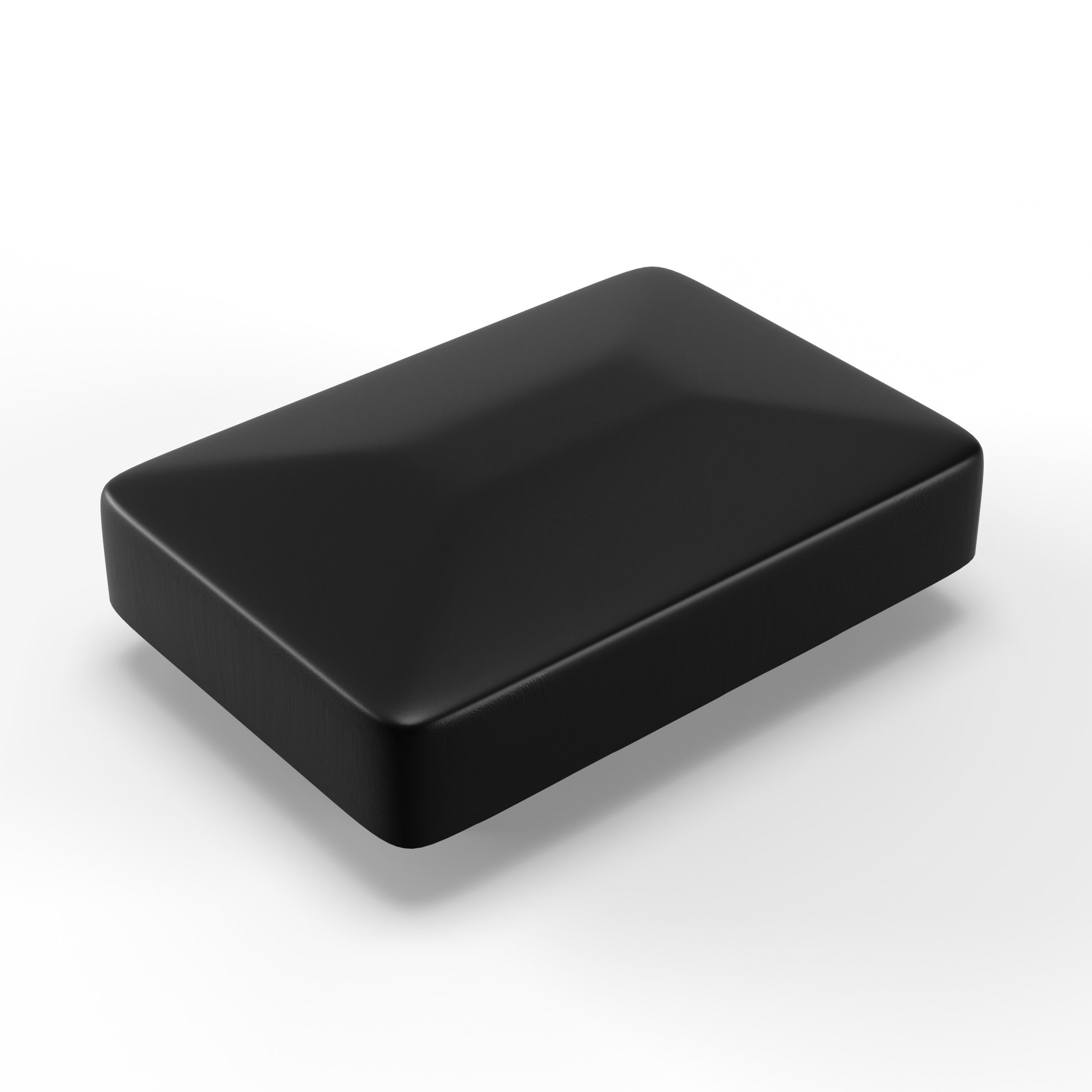 Qualinos Pfostenkappe Walmdach für Doppelstabmattenzaun Zaunpfosten 60x40 mm UV-stabilisiert (Vorteilspack, 10 St., Für 60x40mm Metallpfosten mit Flachdach), UV-Stabilisiert, Frostsicher, Made in Germany, Passgenau