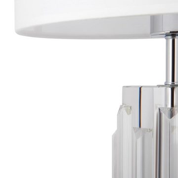 Maytoni Tischleuchte Tischleuchte Muse in Weiß und Chrom E27, keine Angabe, Leuchtmittel enthalten: Nein, warmweiss, Tischleuchte, Nachttischlampe, Tischlampe