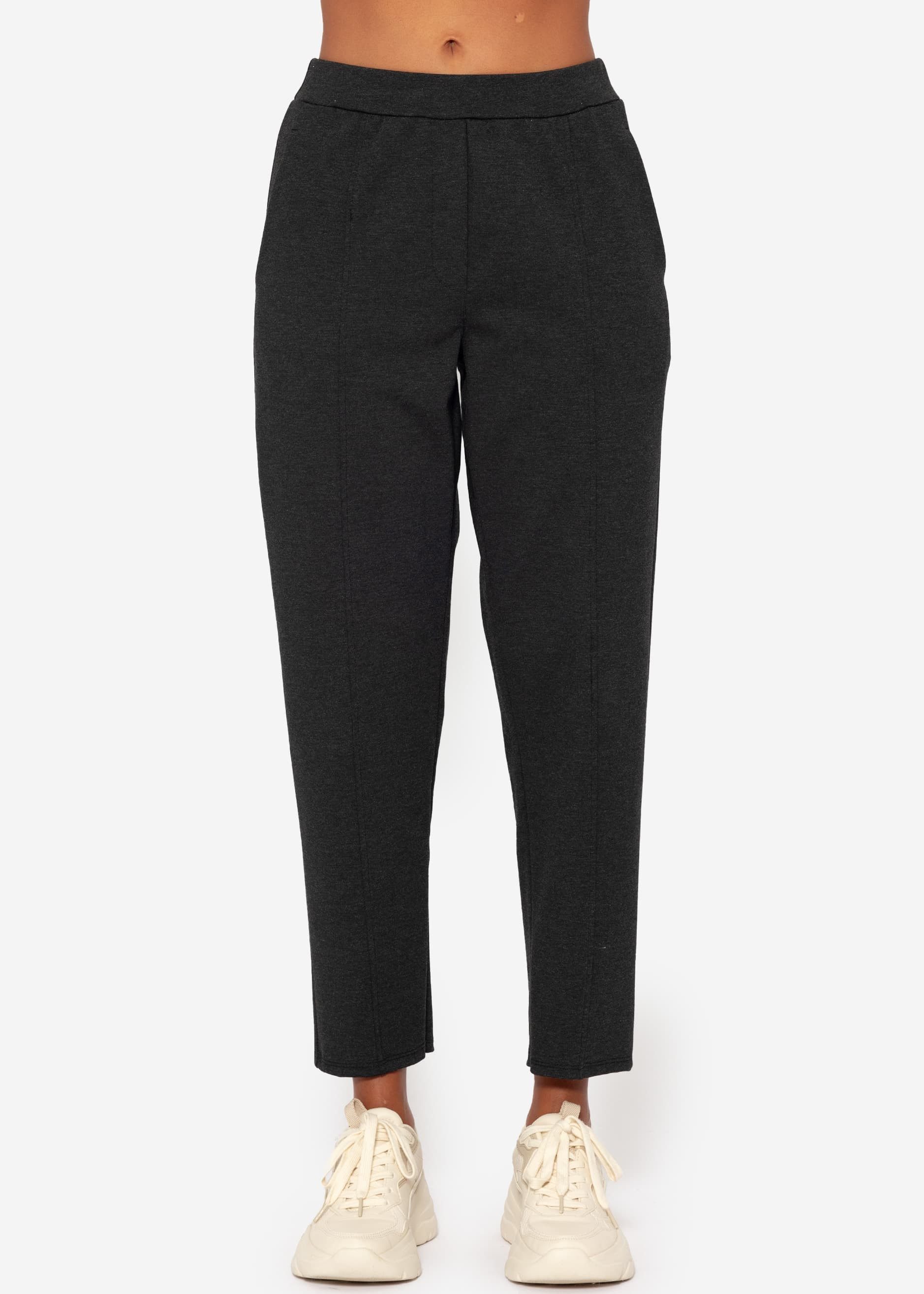 SASSYCLASSY Chinohose Chinohose Damen mit Ziernaht günstig online kaufen