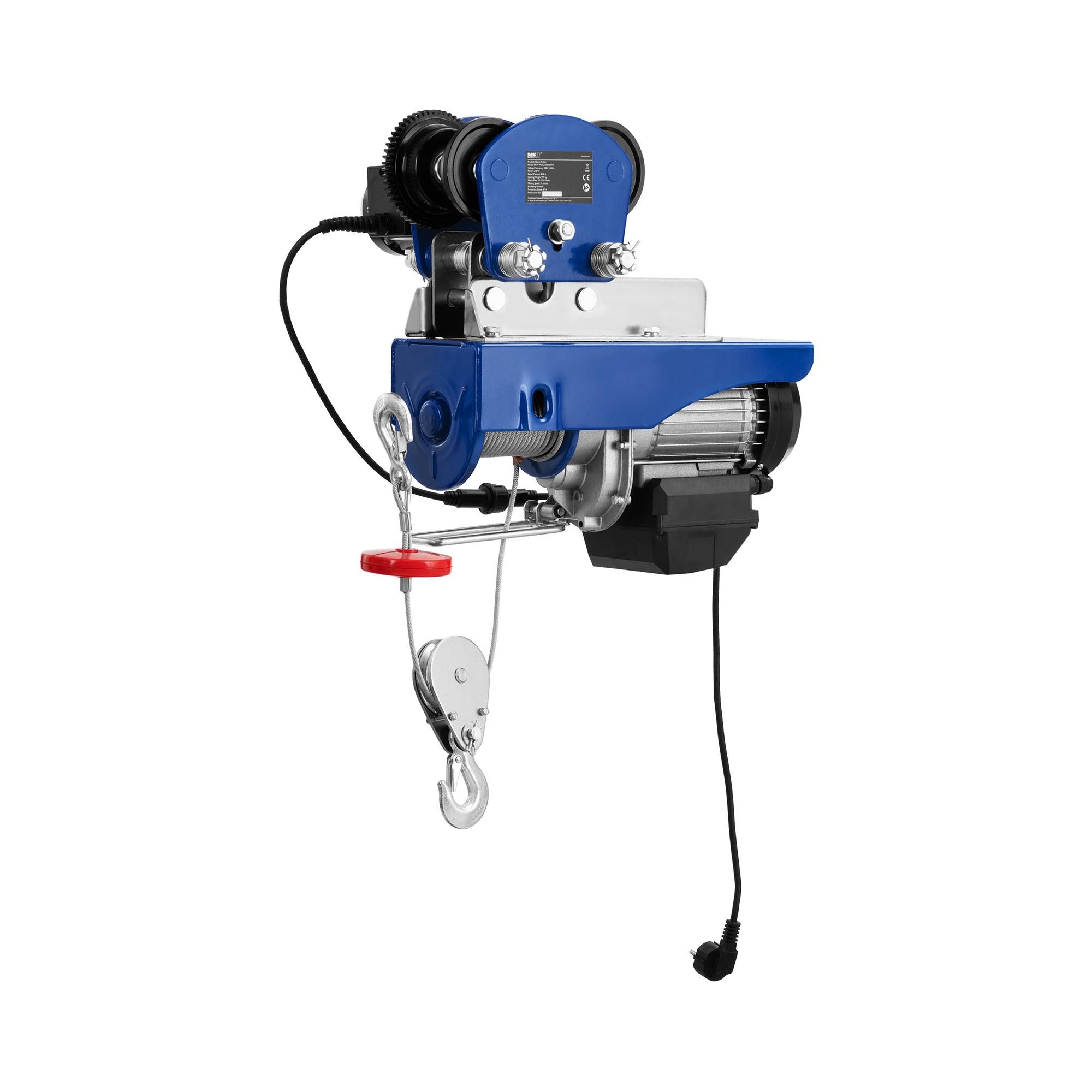 MSW Seilwinde Laufkatze elektrisch Rollfahrwerk für Seilzüge Flanschbereich 68 - 110, verschiedene Produktvarianten