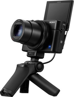 Sony »DSC-RX100 III G« Kompaktkamera (24-70mm Carl Zeiss Vario Sonnar T* Objektiv (F1.8-F2.8), 20,1 MP, 2,9x opt. Zoom, NFC, WLAN (Wi-Fi), inkl. VCT-SGR1 Stativgriff)