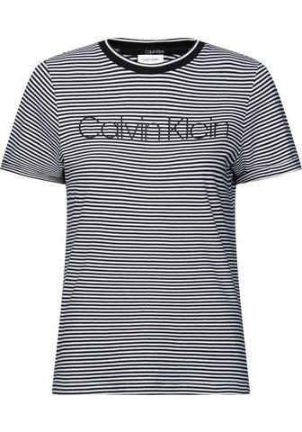 CALVIN KLEIN Футболка »THIN в полоску LOGO TE...