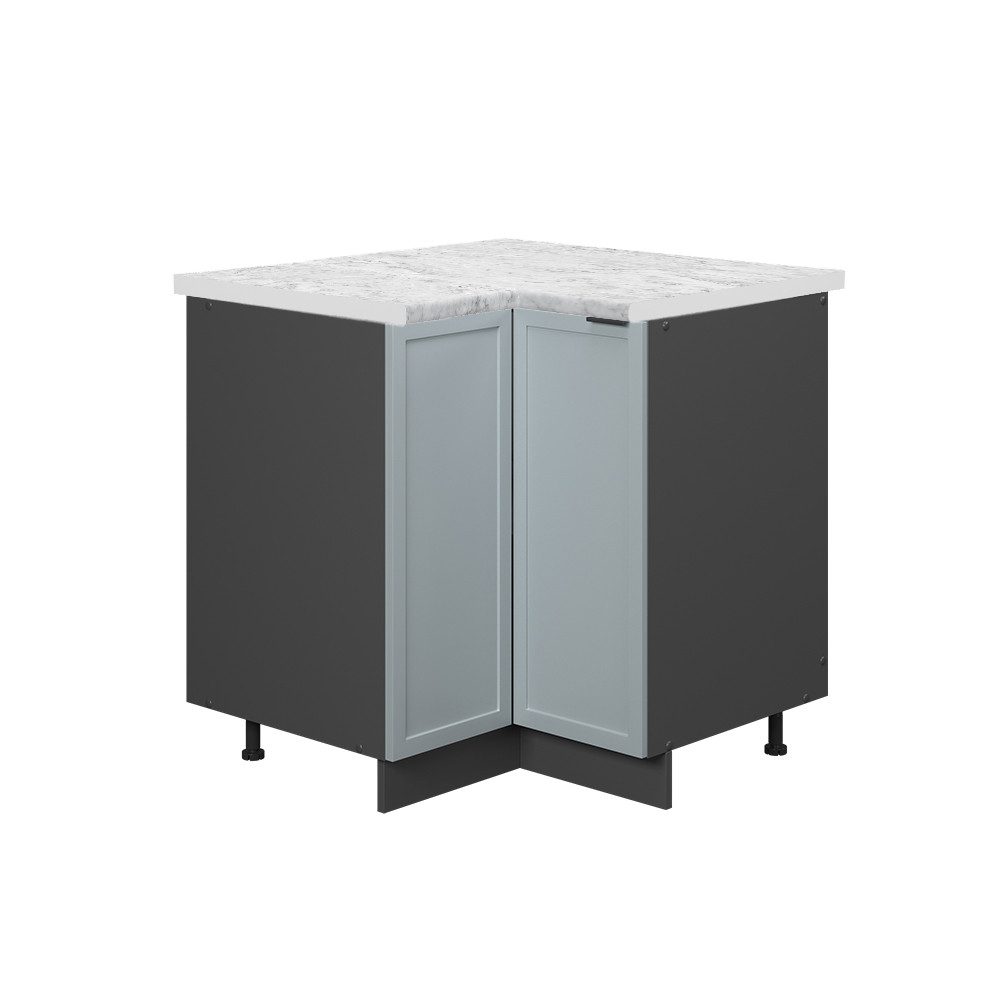 Vicco Eckunterschrank Fame-Line, Hellblau-grau/Anthrazit, 80.5 cm, günstig online kaufen