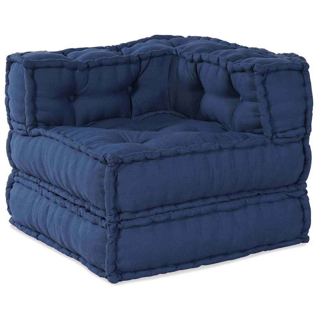 vidaXL Sitzauflage Kissen 2 pcs Blau günstig online kaufen
