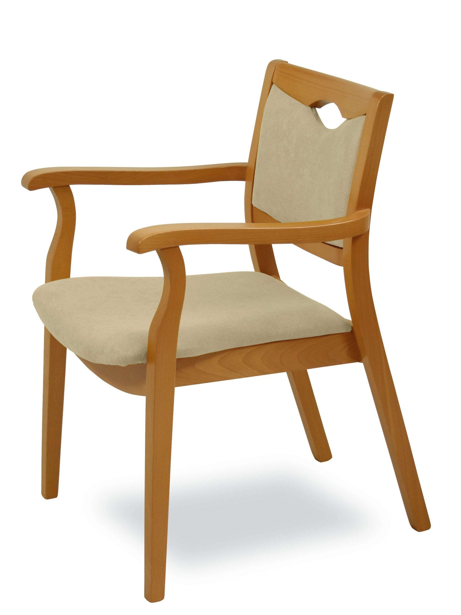 Home affaire Armlehnstuhl London, Stuhl, Komfortsessel, 3 Gestellfarben, Made in Italy (1 St), Extra-komfortabel, ergonomisch, fleckenabweisendes Gewebe, Massivholz