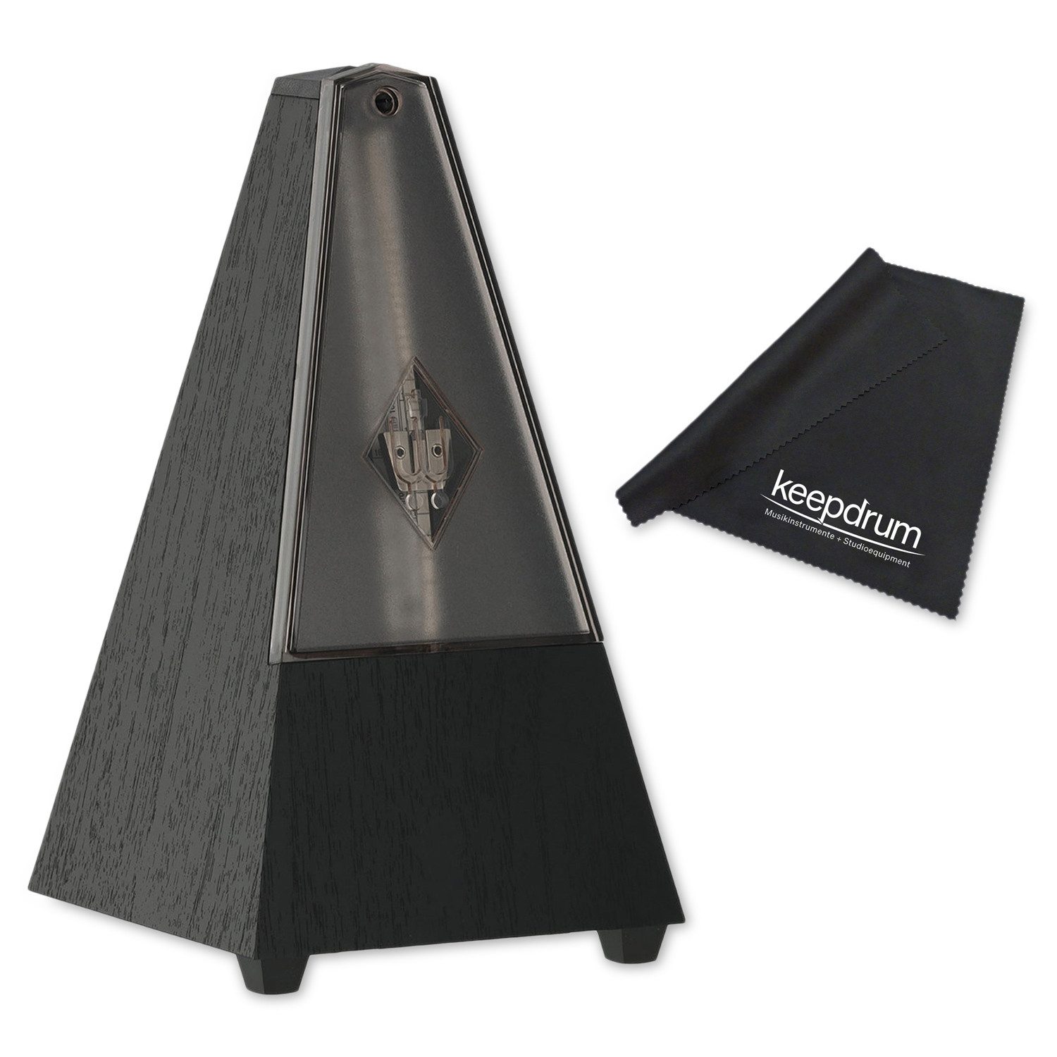 Wittner Metronom Wittner Metronom 806k mechanisch Schwarz mit Tuch, Mechanisch