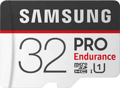 Samsung »PRO Endurance microSD 32 GB« Speicherkarte (32 GB, UHS Class 1, 100 MB/s Lesegeschwindigkeit)