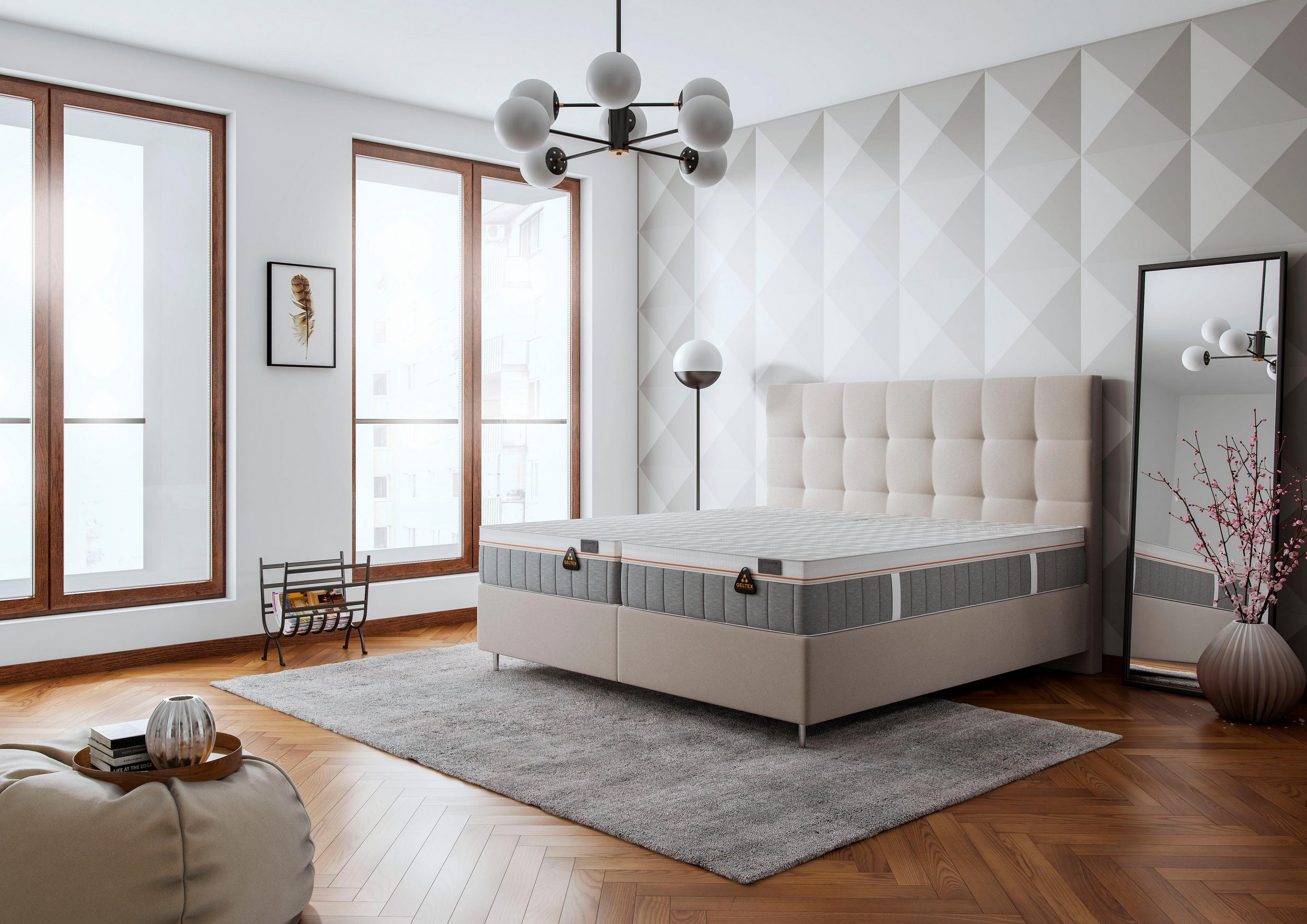 Gelschaummatratze GELTEX™ QUANTUM TOUCH 260 von SCHLARAFFIA - Einrichtungsvorschlag