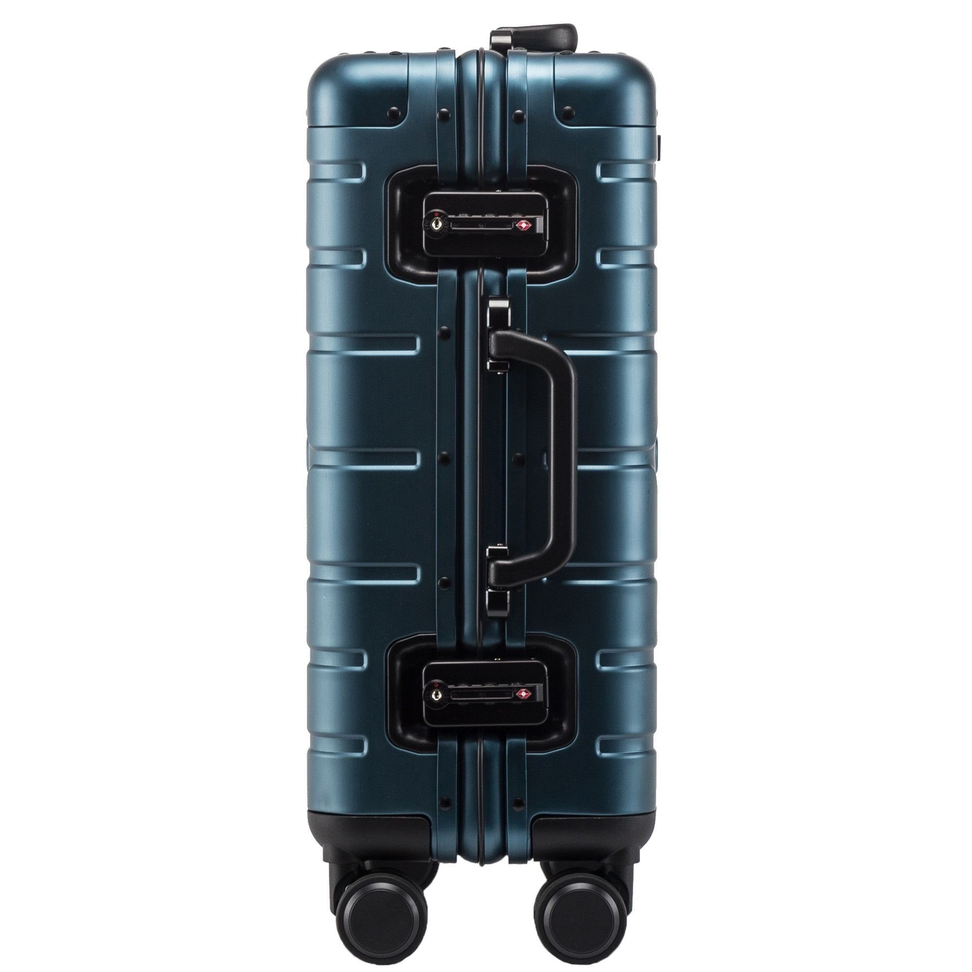 ALUMAXX Handgepäck-Trolley Gravity, 4 Rollen, Aluminium