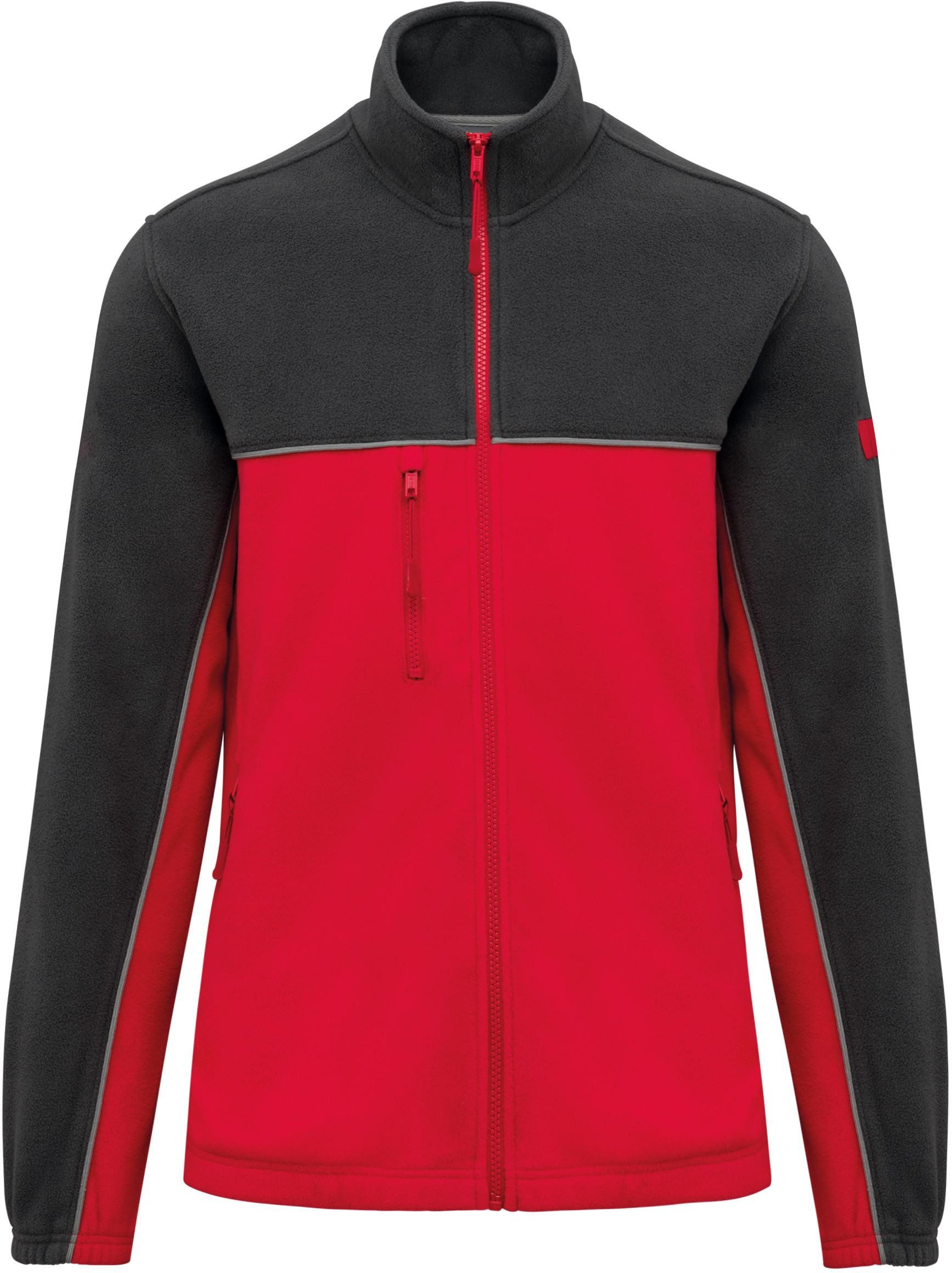 Arbeitsjacke Zweifarbige, umweltfreundliche Unisex-Fleecejacke