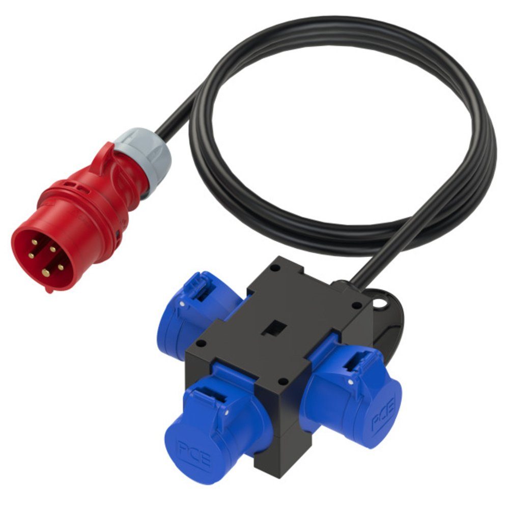 PCE Stromverteiler PCE CEE Stromverteiler 9430439 9430439 400 V 16 A
