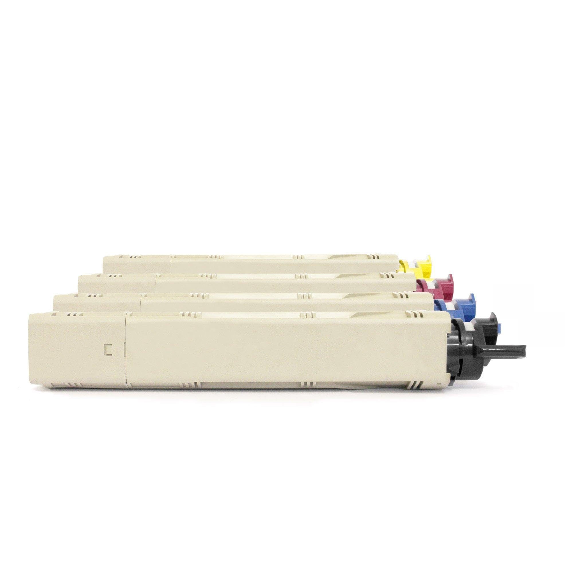 Eurotone Tonerkartusche 5er Set Kompatible Toner XXL für Oki Data C3300 C3300N C3400 C3400N…, (Einzelpack, 1-St), Kompatibel, sofort einsatzbereit