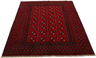 Orientteppich Afghan Akhche Bokhara, Woven Arts, rechteckig, Höhe: 8 mm, reine Schurwolle für ein warmes Raumklima, handgearbeitet