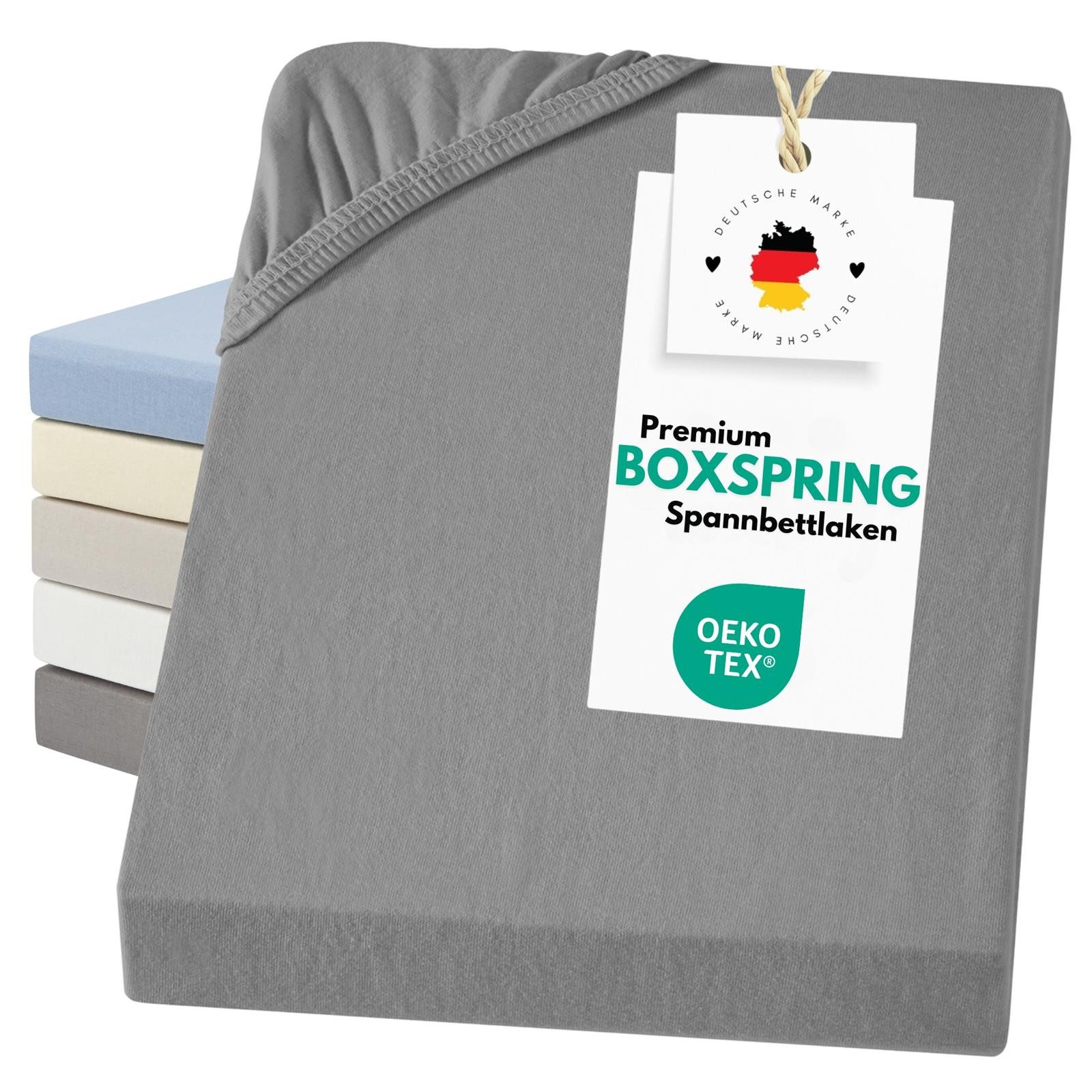 Carpe Sonno Spannbettlaken Boxspringbett Baumwolle 90x200 100x200 140x200 1 günstig online kaufen