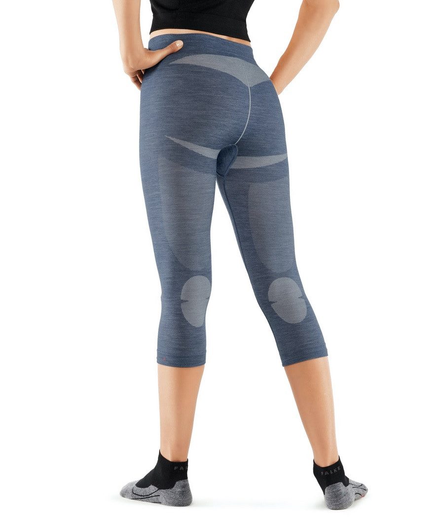 FALKE 3/4-Hose Unterziehhose 3/4 Tight Wool-Tech Light (feinste Merinowolle)