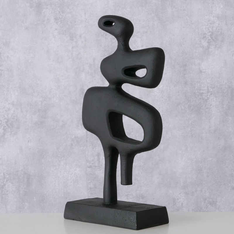 BOLTZE Skulptur "Peco" aus Kunstharz in schwarz, Figur