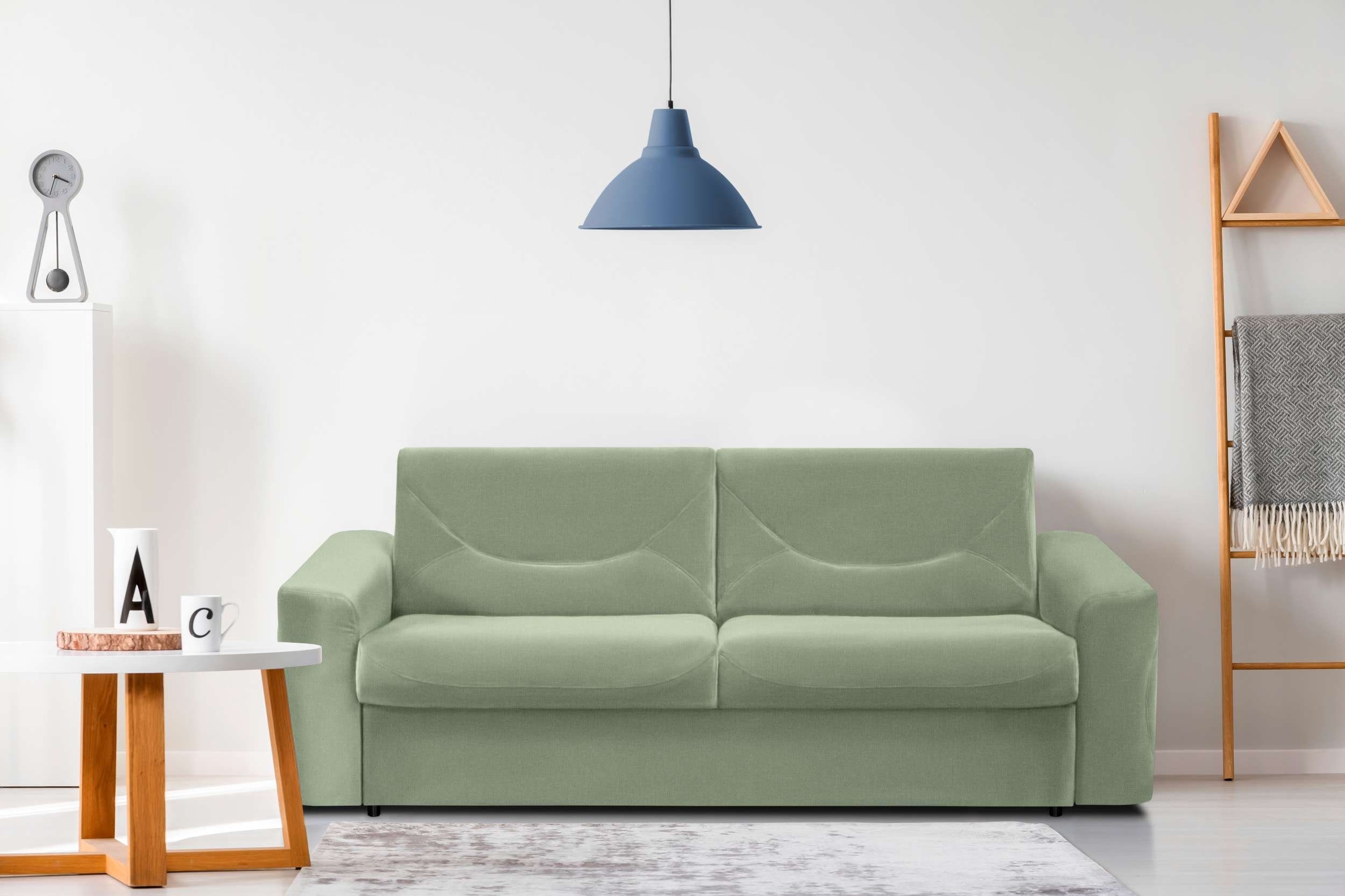 Stylefy 3-Sitzer Lafonia, Sofa, 2-Sitzer, T24 Bettfunktion, mit stellbar, Raum im Design Modern frei und T30, Schaumstoff