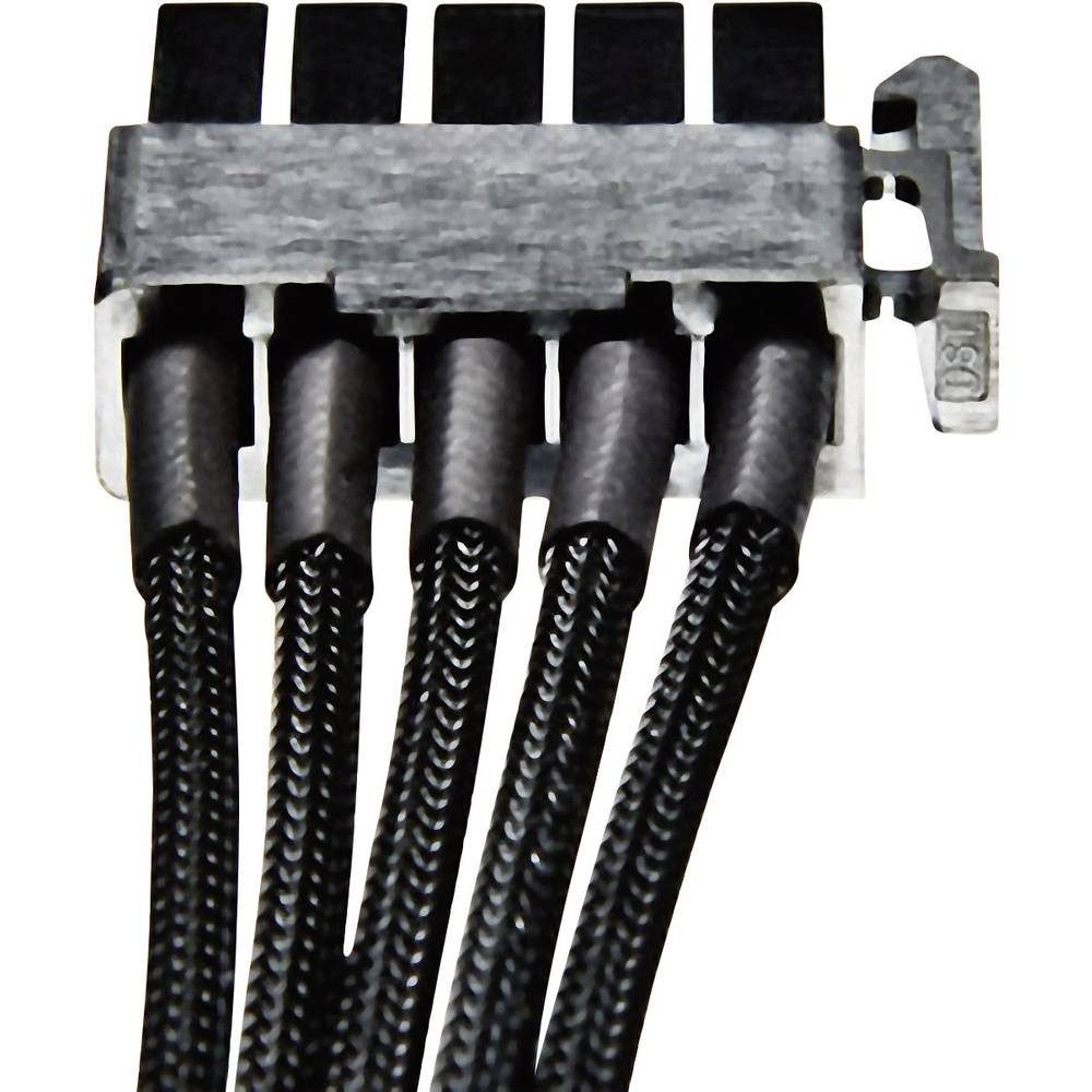 BeQuiet Strom Anschlusskabel 0.72 m CS-6740 Computer-Kabel, gesleeved