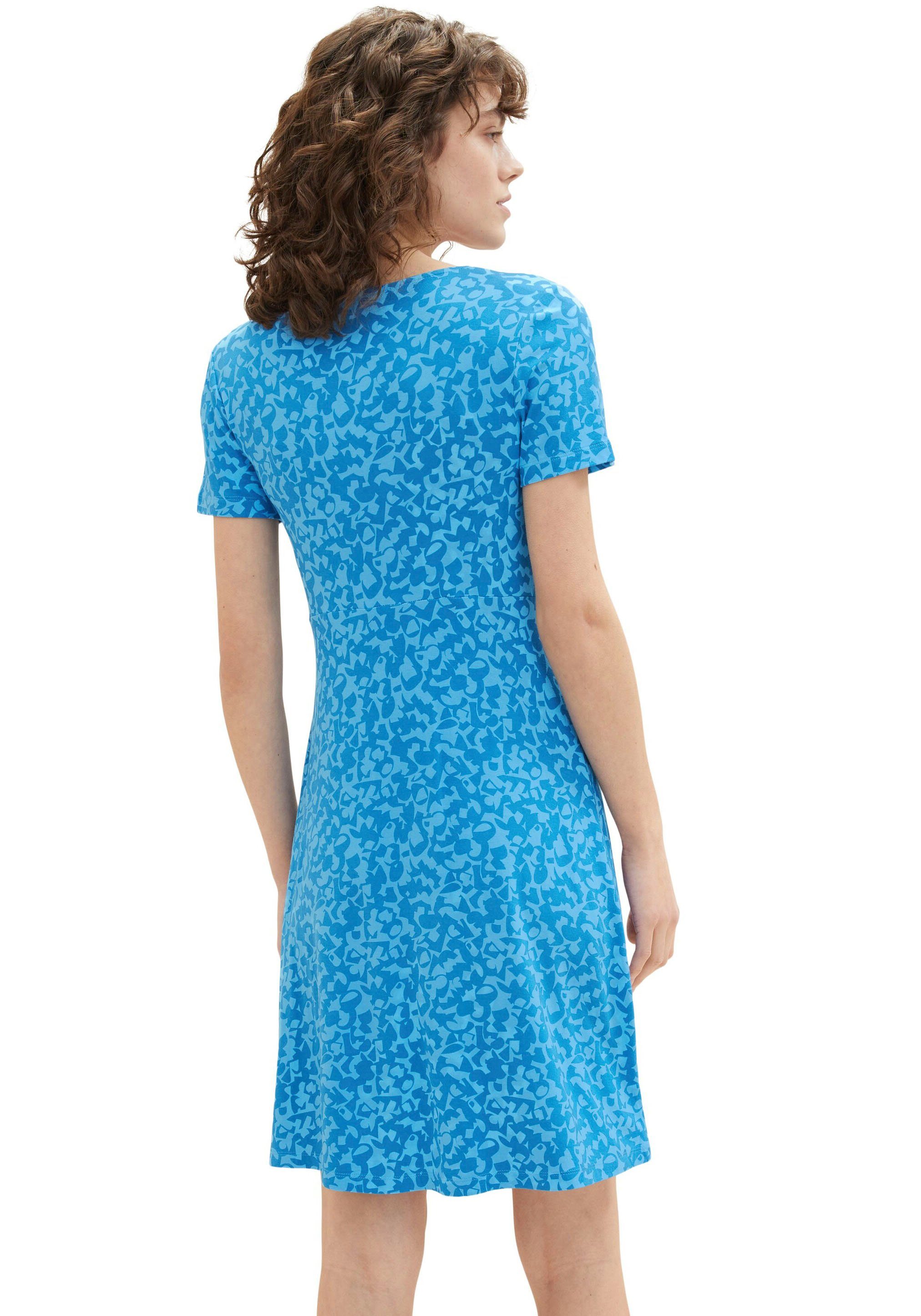 Jerseykleid geo Allover-Druck mit TOM blue TAILOR modischem